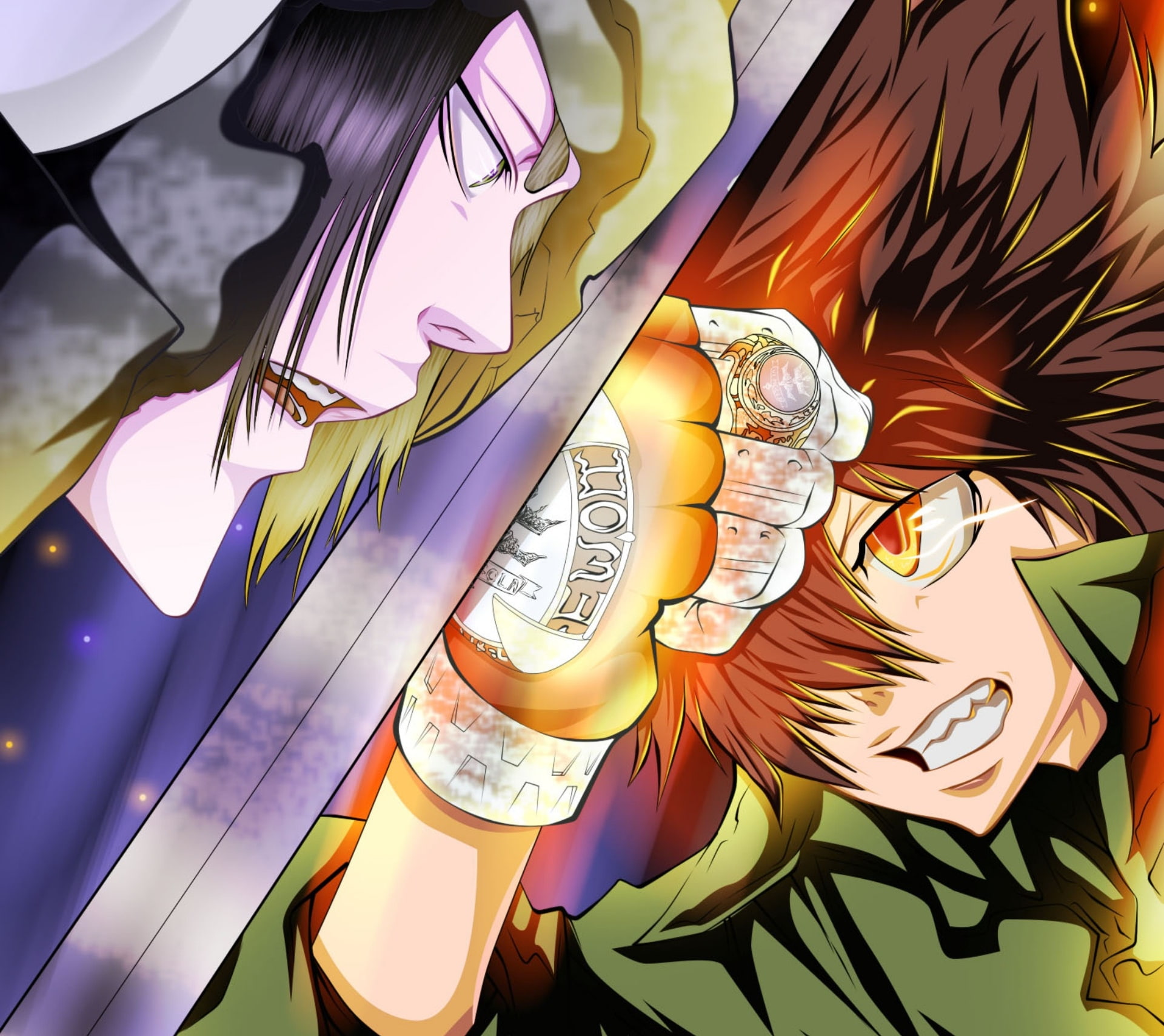 Anime, 1080P, Tsunayoshi Sawada, Genkishi (Katekyō Hitman Reborn!), Katekyō Hitman Reborn!, HD Wallpaper