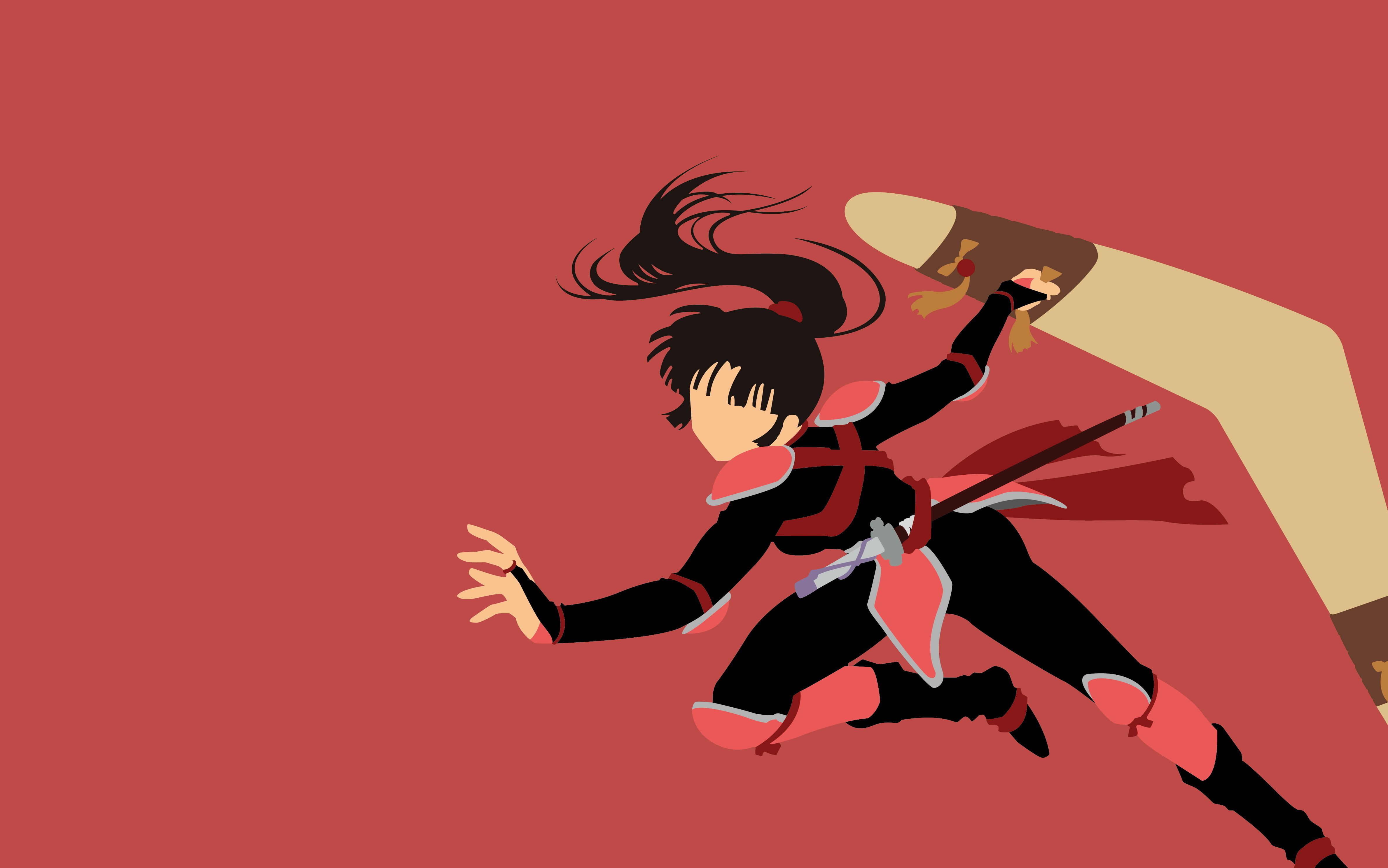 4K, Anime, Sango (InuYasha), InuYasha, HD Wallpaper
