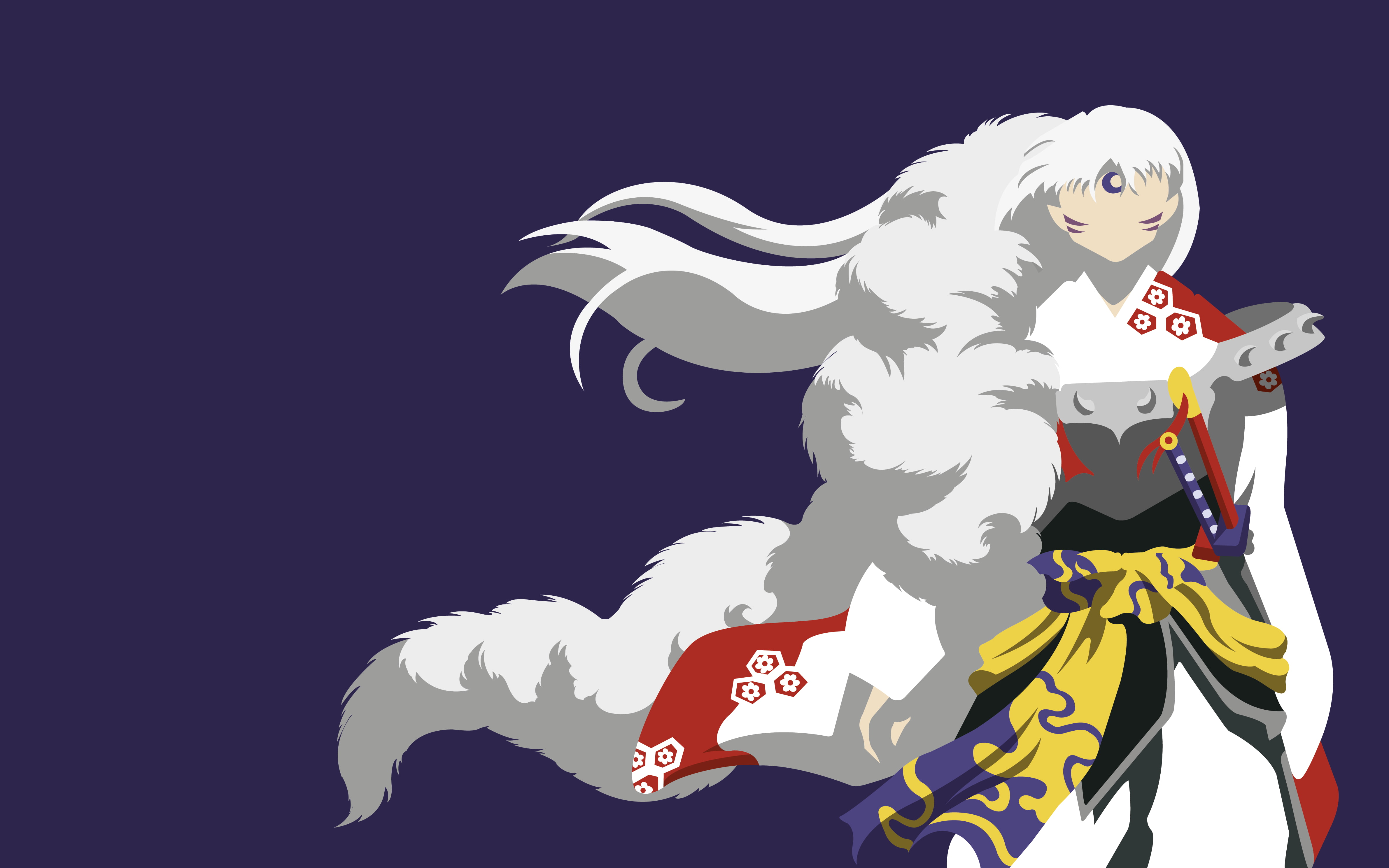 4K, Anime, Sesshōmaru (InuYasha), InuYasha, HD Wallpaper