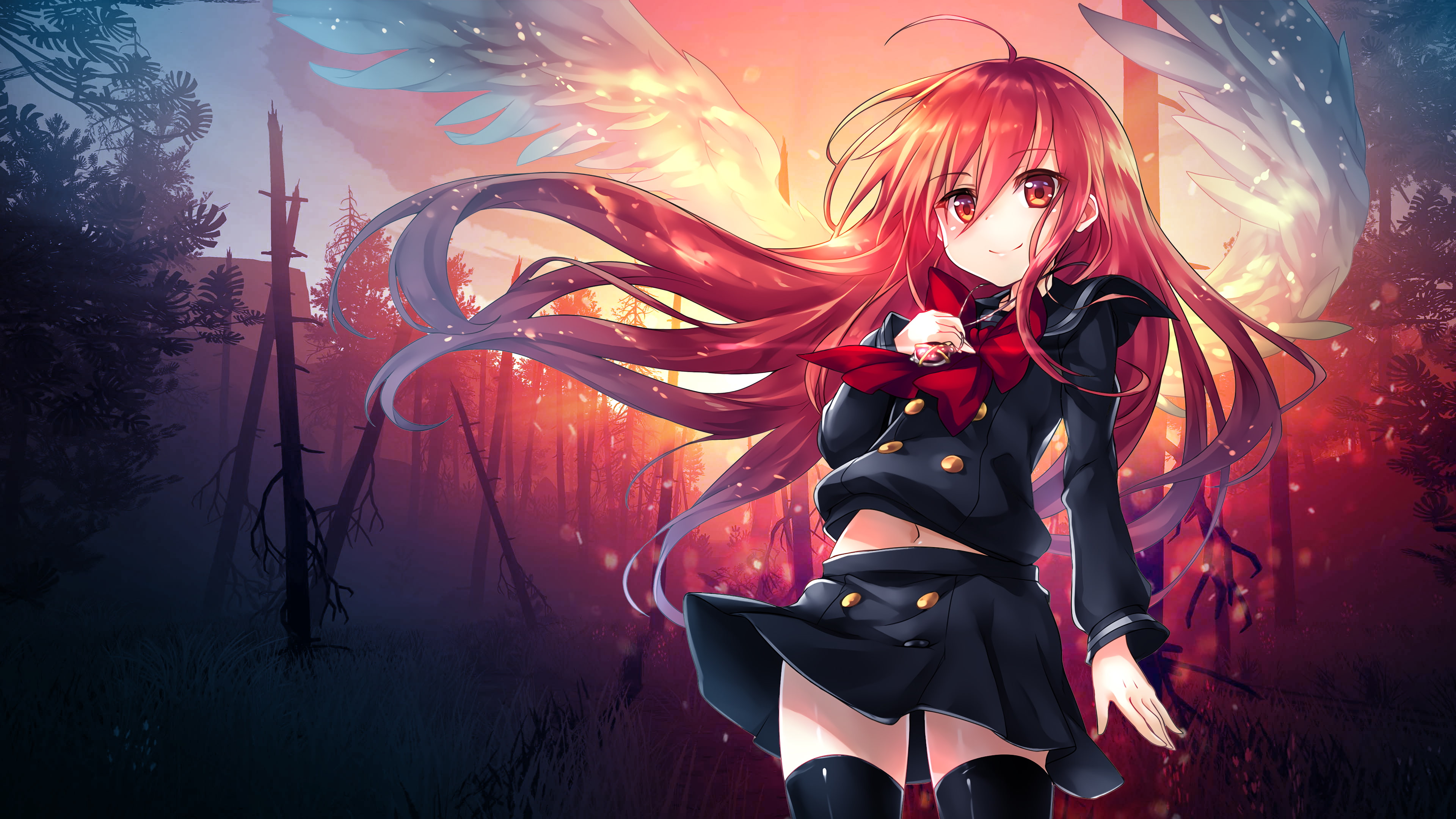 4K, 4K, Shakugan no Shana, HD Wallpaper