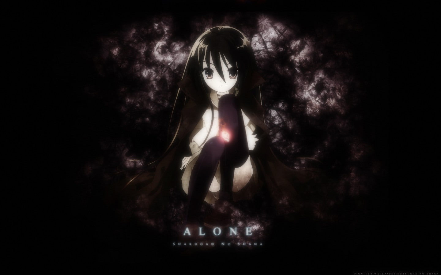 portrait, black background, Shana, women, young women, front view, real people, fashion, arts culture and entertainment, indoors, Shakugan no Shana, standing, HD Wallpaper