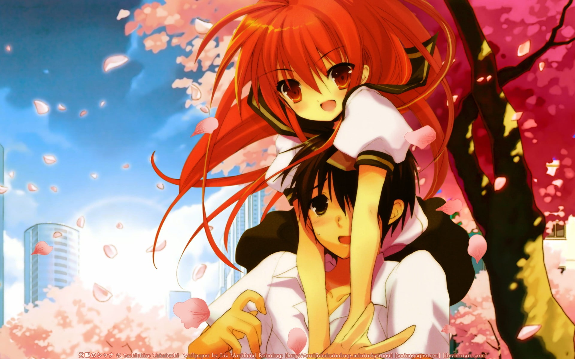sky, leisure activity, Shakugan no Shana, outdoors, no people, celebration, Sakai Yūji, 1080P, statue, illuminated, creativity, nature, low angle view, HD Wallpaper