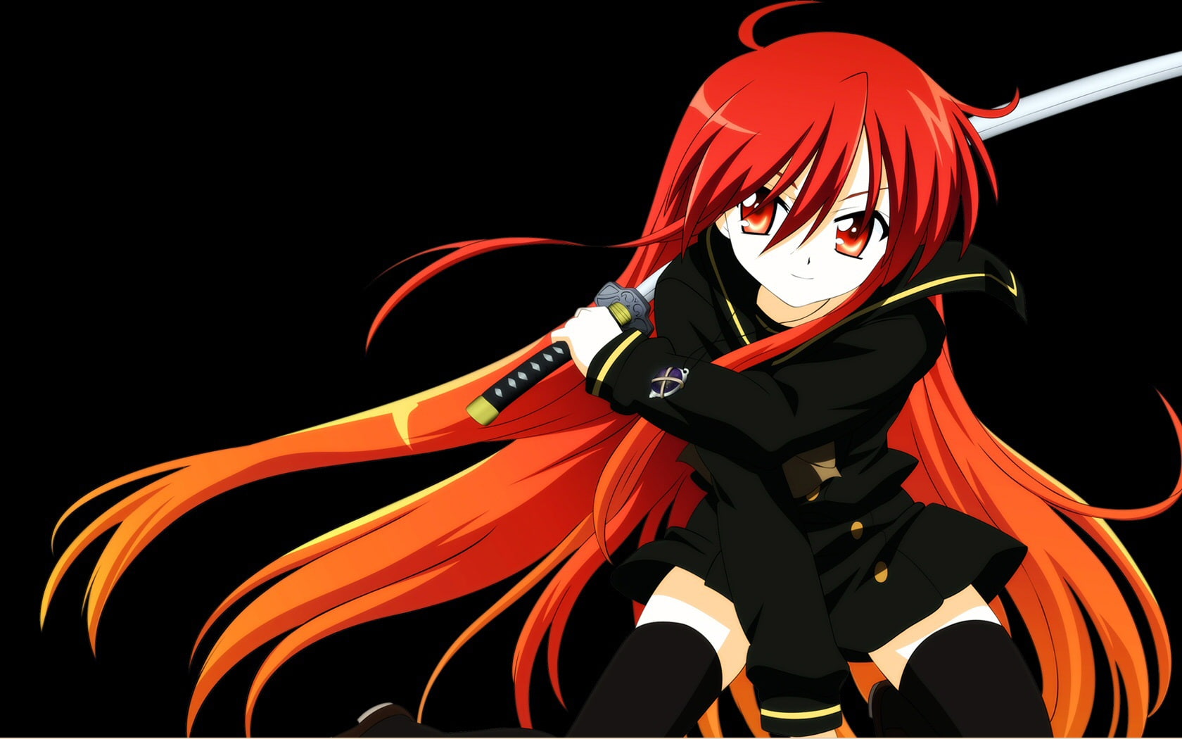 Girl, 720P, Anime, Shakugan, shana, HD Wallpaper