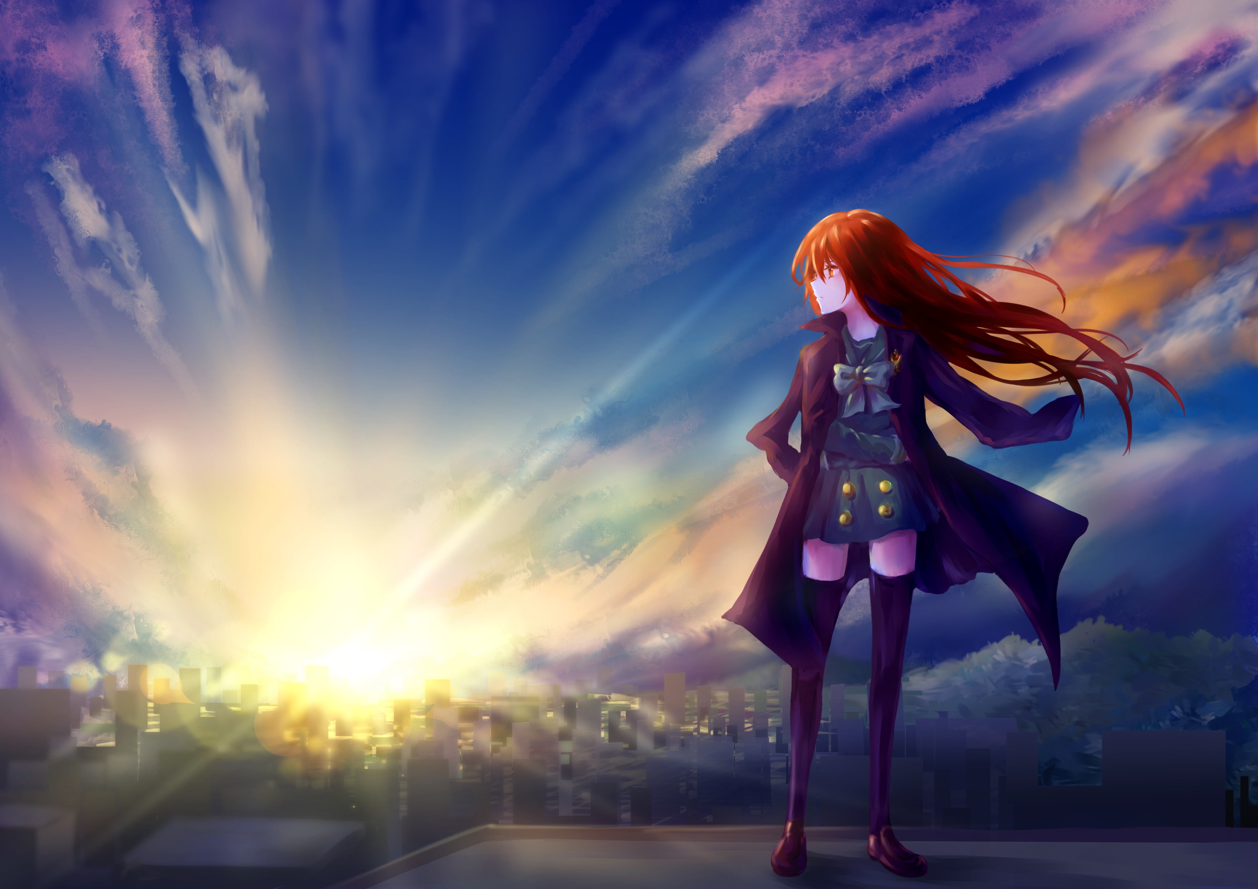 4K, Anime, Shakugan No Shana, Shana (Shakugan No Shana), HD Wallpaper