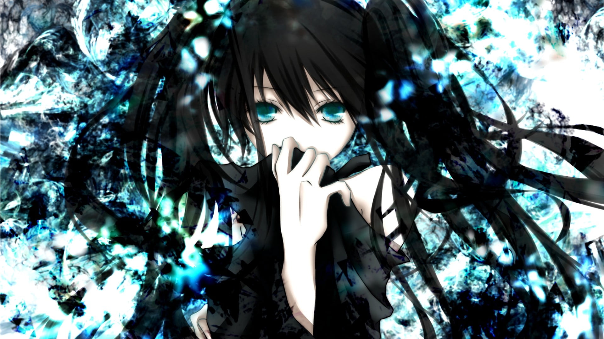 young adult, Black Rock Shooter, hairstyle, one person, leisure activity, portrait, front view, outdoors, 1080P, Vocaloid, nature, body part, human body part, HD Wallpaper
