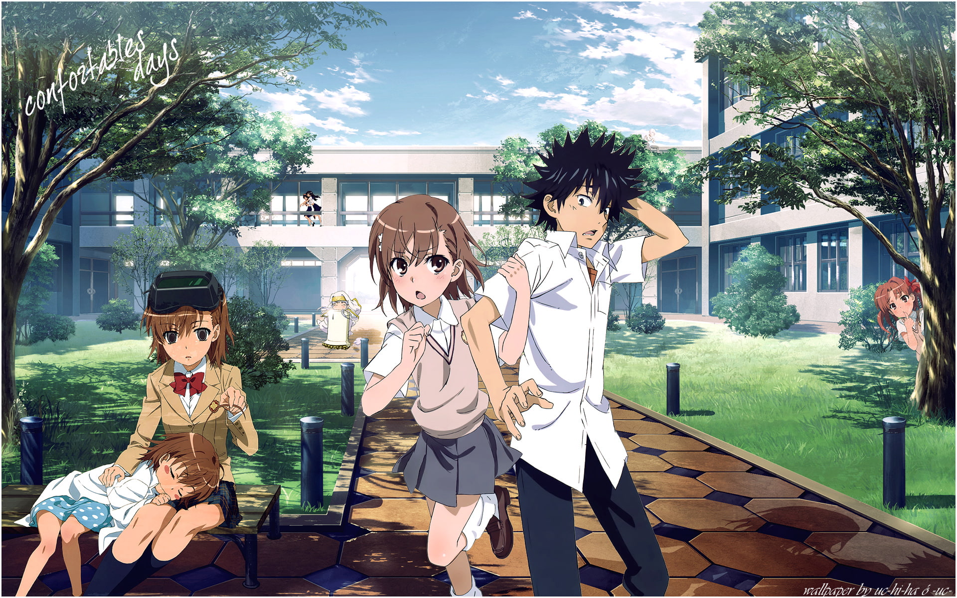 Last Order, Imouto Misaka, Accelerator (To Aru Kagaku No Railgun), Index Librorum Prohibitorum, Kamijou Touma, 1080P, Toaru Majutsu no Index, Ruiko Saten, HD Wallpaper