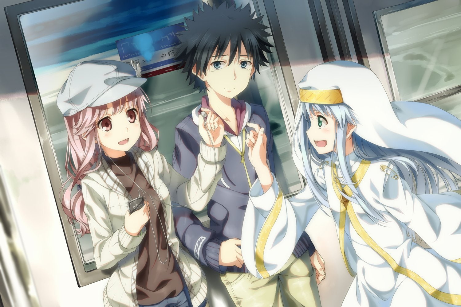 nun, asterisk, aru, train, touma, meigo, majutsu, arisa, index, 720P, kamijou, yuuri, HD Wallpaper