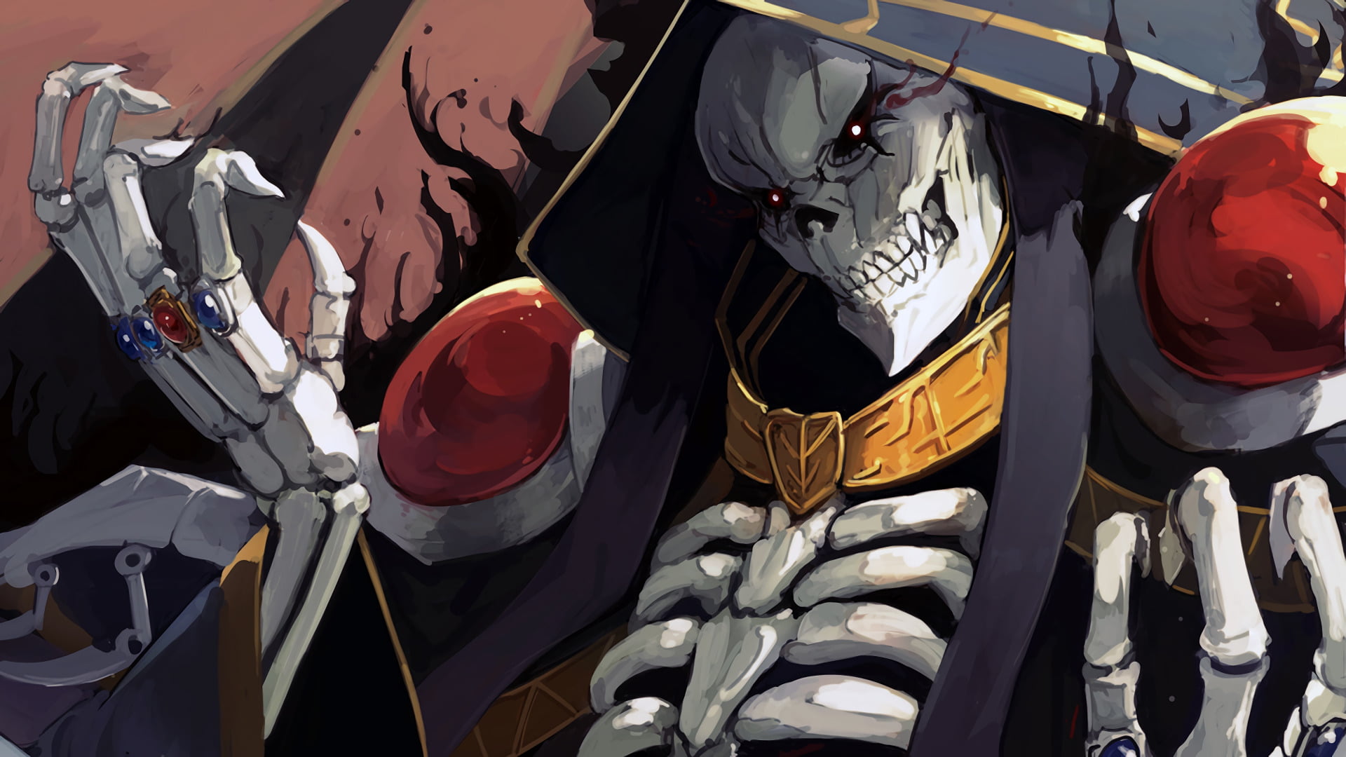 Ainz Ooal Gown, Overlord, Anime, 1080P, HD Wallpaper