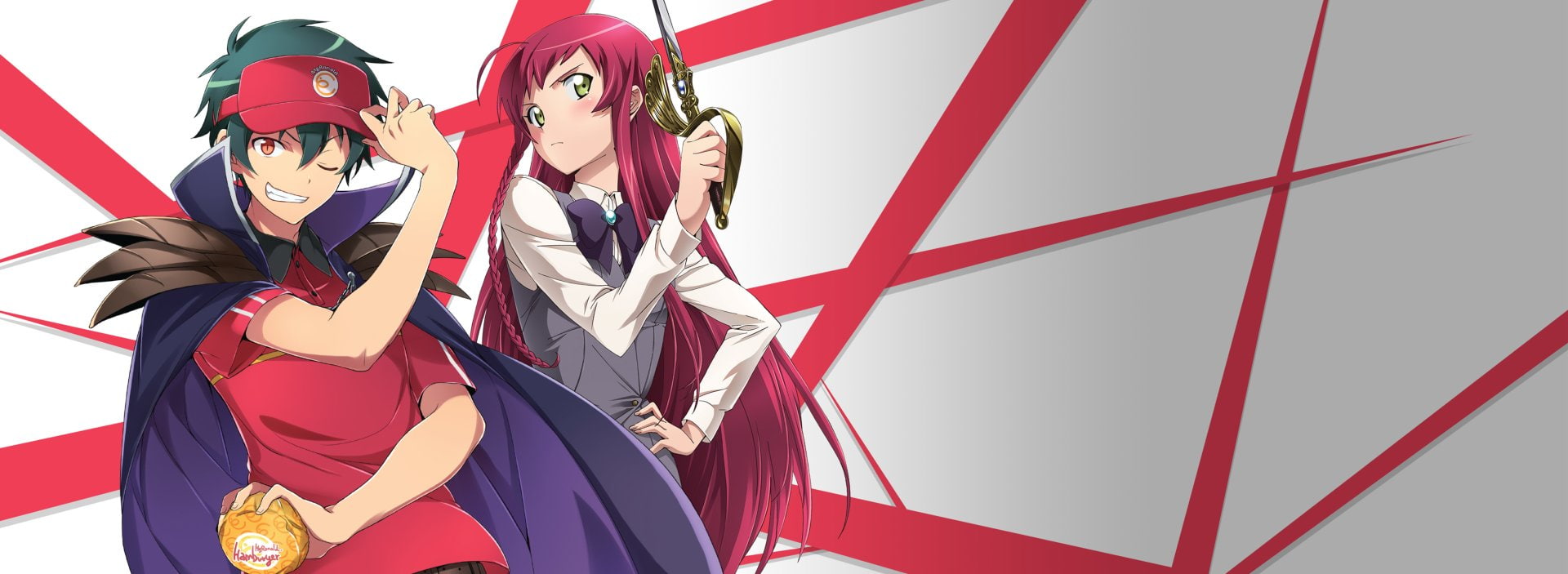 Emi Yusa, 1080P, The Devil Is a Part-Timer!, Anime, Sadao Maou, HD Wallpaper