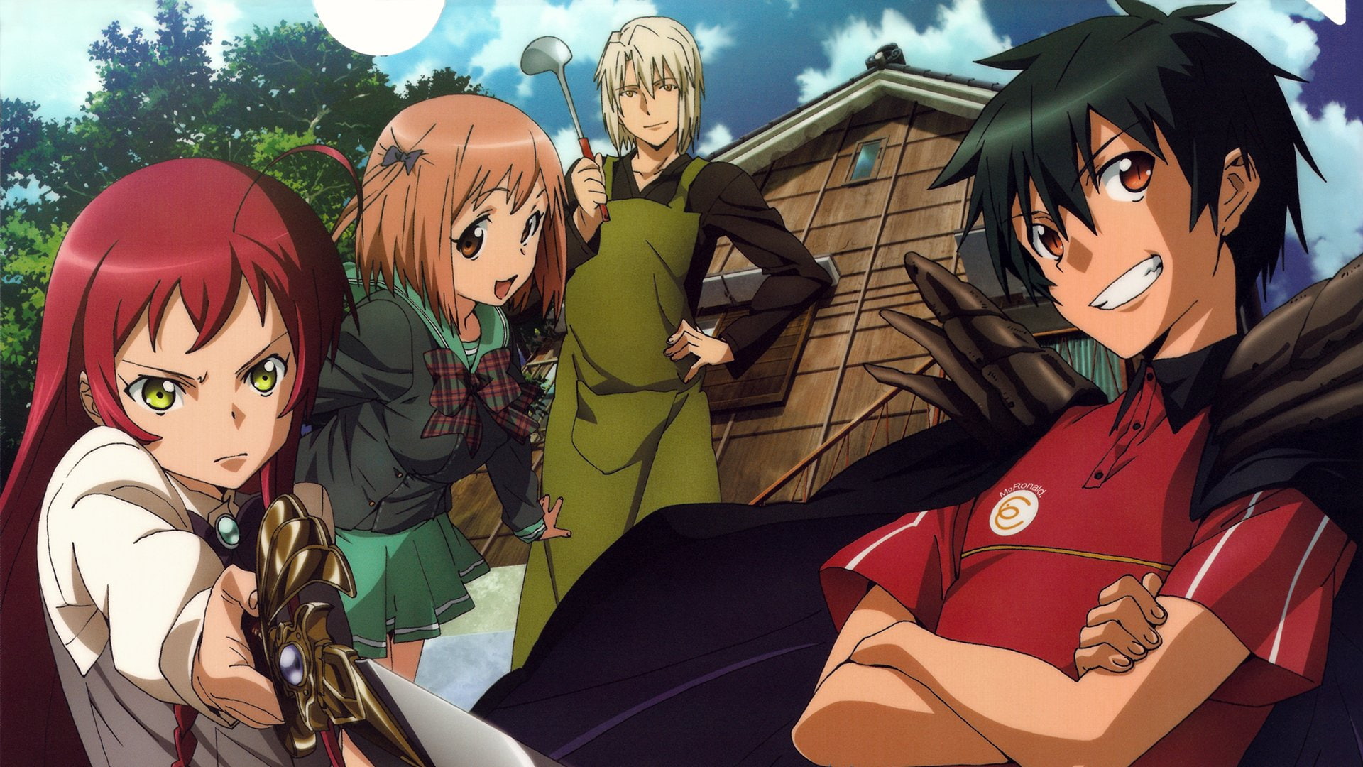 The Devil Is a Part-Timer!, Shirou Ashiya, Emi Yusa, Anime, Chiho Sasaki, Sadao Maou, 1080P, HD Wallpaper
