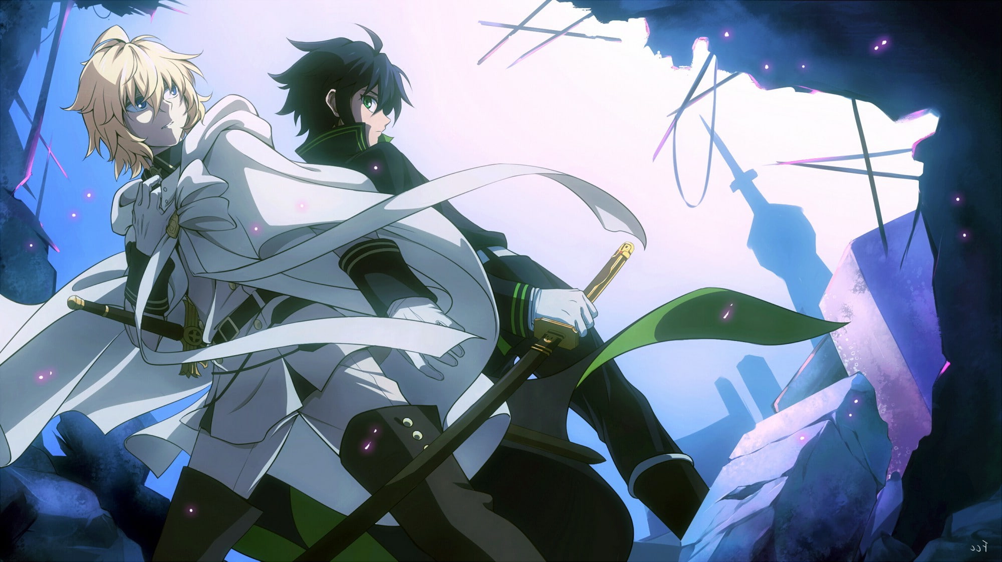 Hyakuya Yuuichirou, Owari No Seraph, anime, Hyakuya Mikaela, 1080P, HD Wallpaper