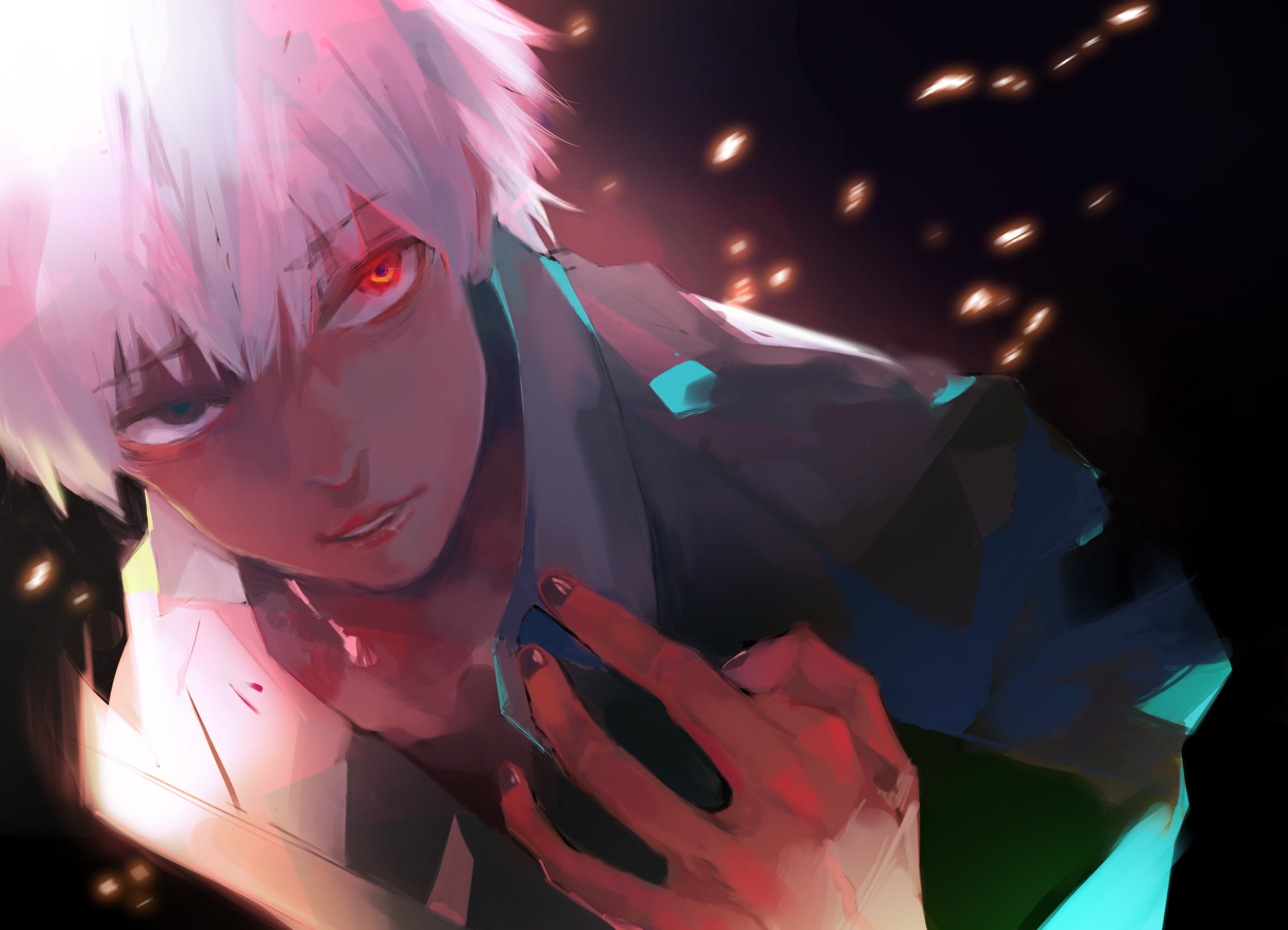 kaneki, kushu, melo, 1080P, ken, tokyo, from, kyuba, pixiv, fanart, HD Wallpaper