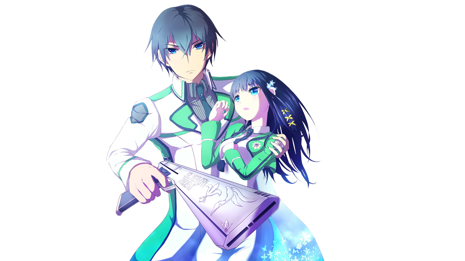 clothing, front view, looking at camera, white background, digital composite, standing, Tatsuya Shiba, The Irregular at Magic High School, 1080P, adult, HD Wallpaper