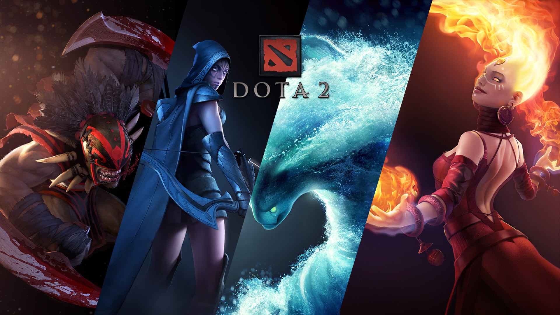 Bloodseeker, activity, indoors, lifestyles, red, 1080P, women, occupation, Traxex, costume, Lina Inverse, clothing, adult, morph, dota, Lina, creativity, HD Wallpaper