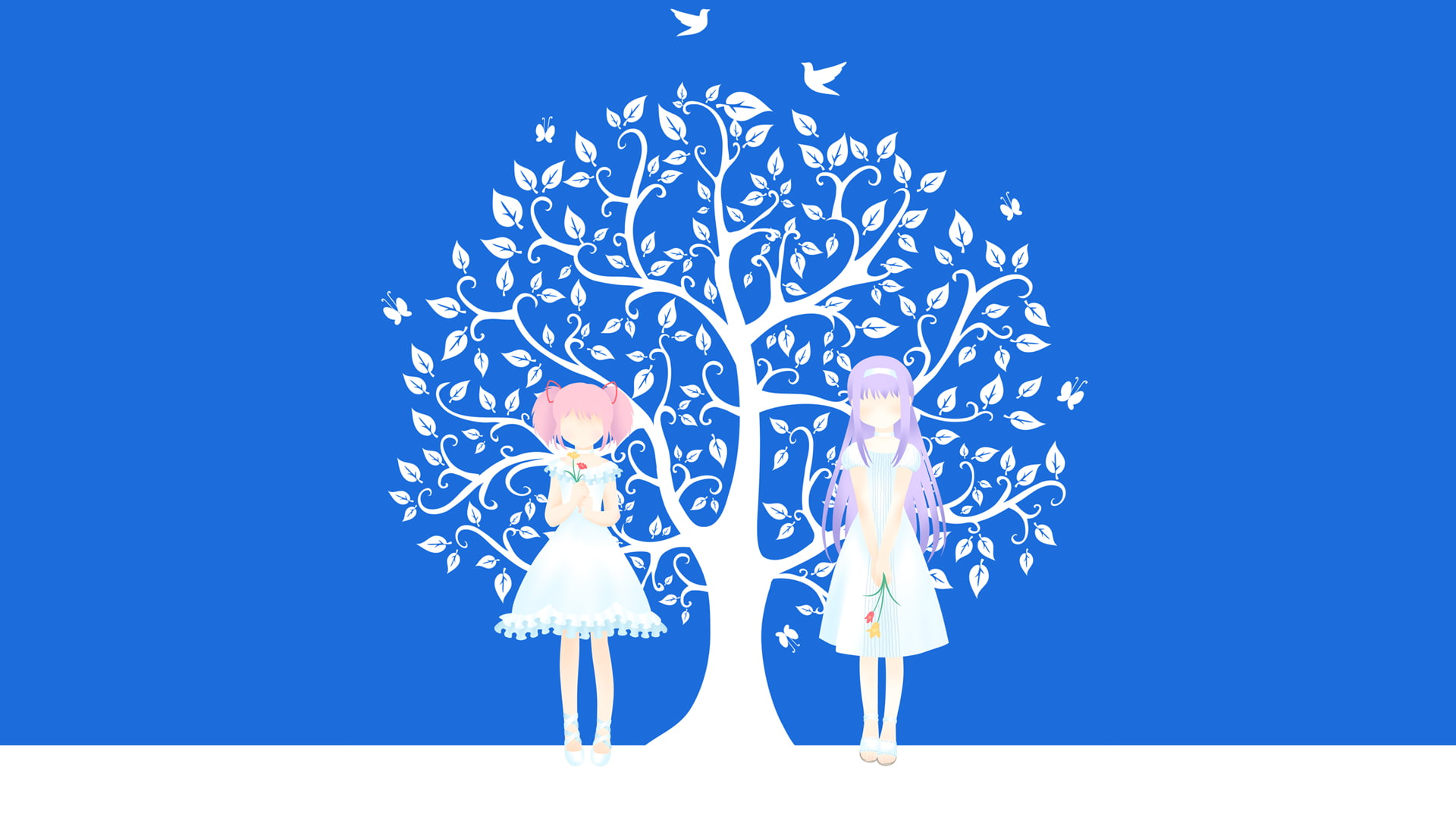 science, studio shot, indoors, human body part, human limb, limb, cut out, copy space, body part, anime vectors, people, anime girls, Mahou Shoujo Madoka Magica, HD Wallpaper