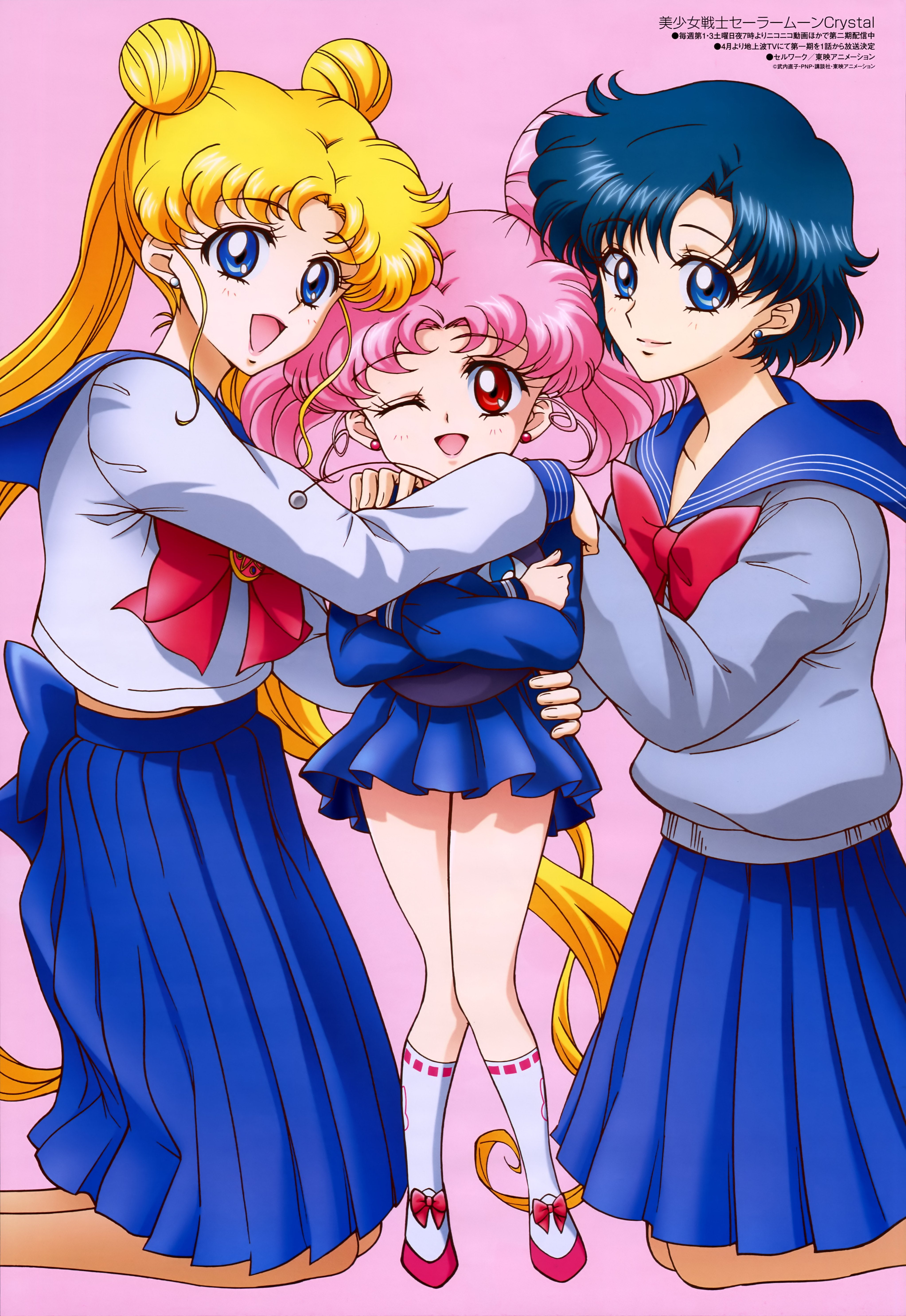 beautiful, bishoujo+senshi+sailor+moon, tsukino+usagi-mizuno+ami-chibiusa-long+hair, long, girl, hair, 5K, Phone HD Wallpaper