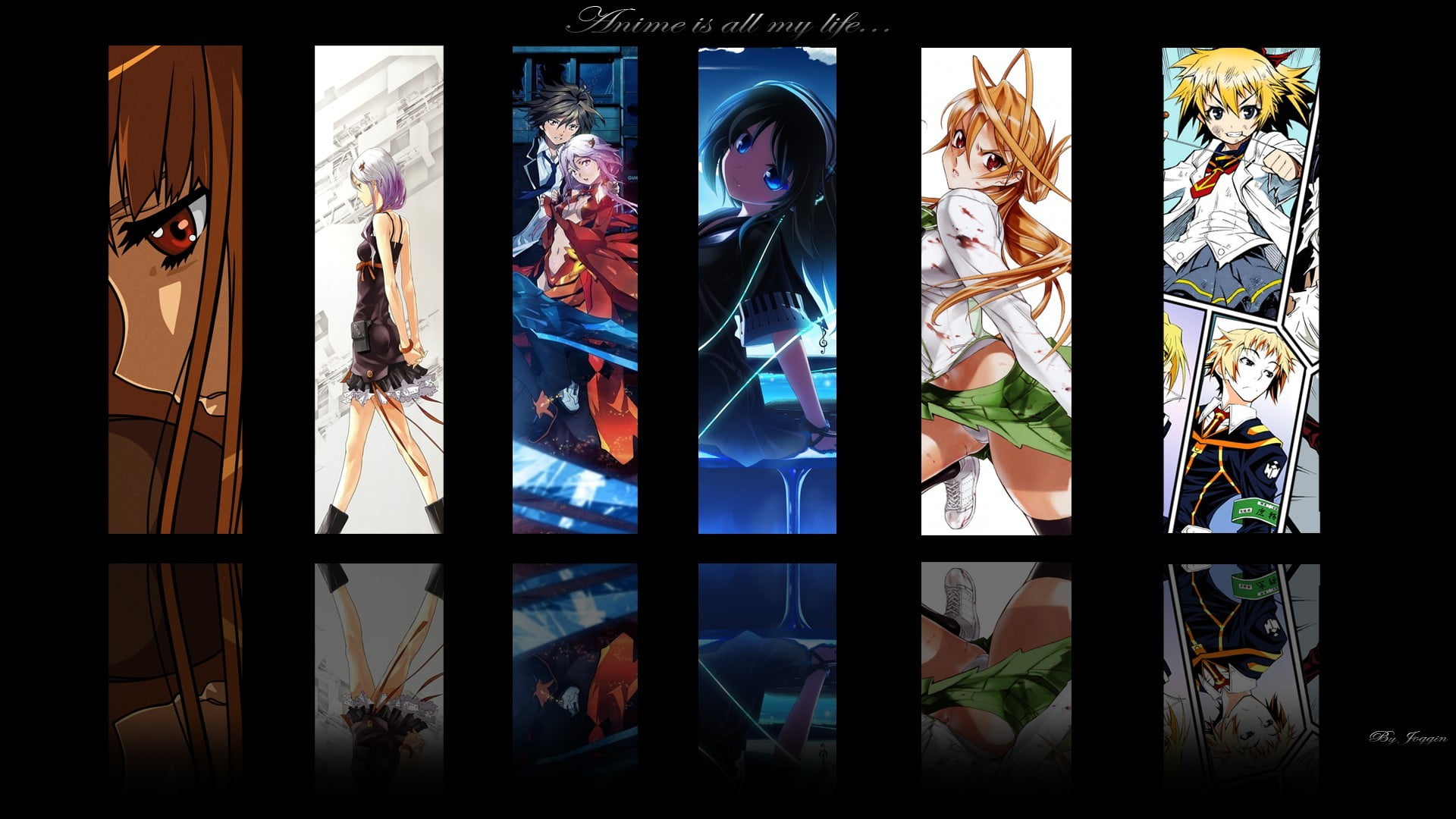 Ouma Shuu, business, geometric shape, characters, architecture, built structure, shape, stained glass, window, arts culture and entertainment, collage, HD Wallpaper