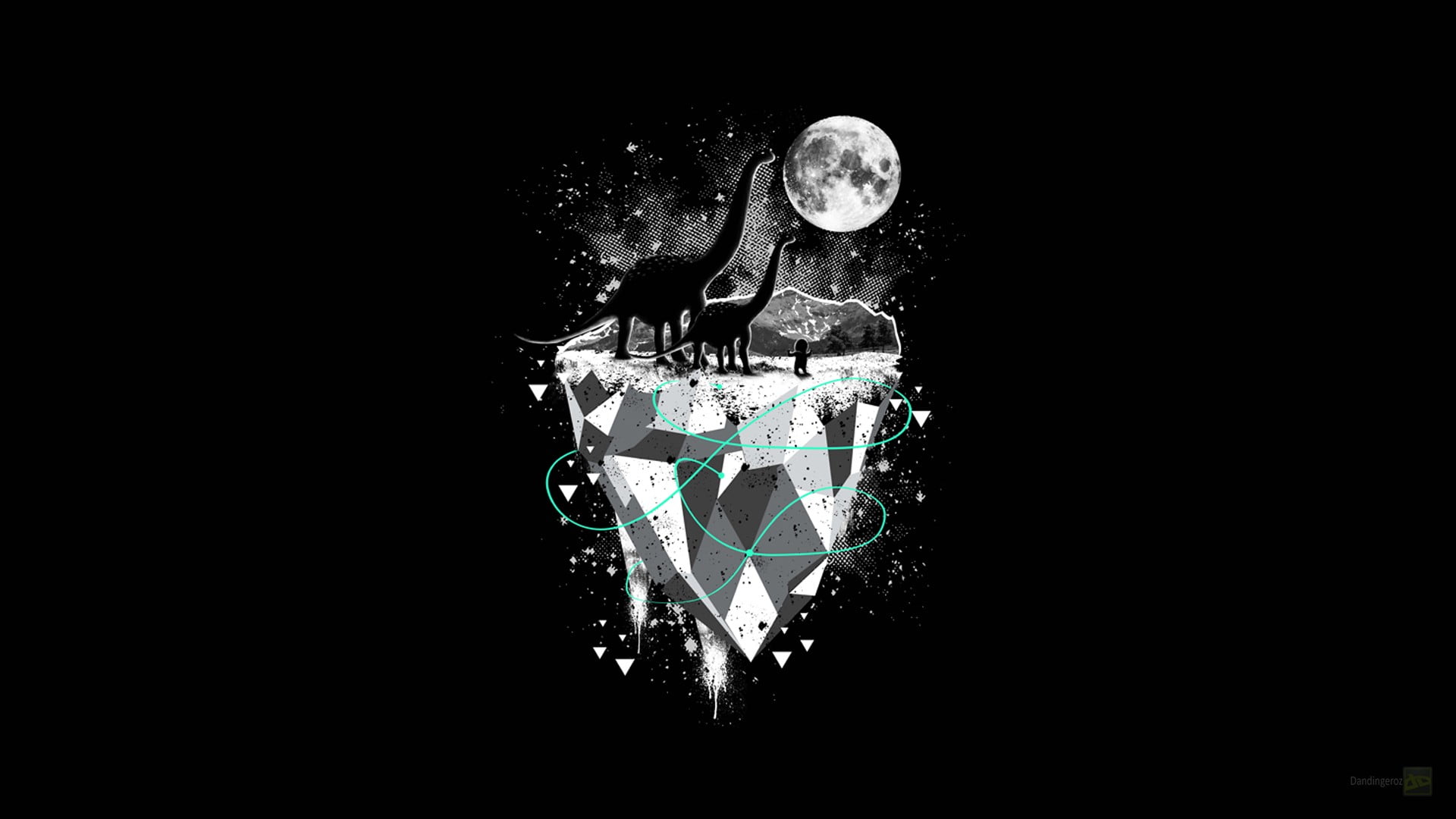 Moon, nature, travel, black background, no people, celebration, motion, transportation, copy space, island, indoors, night, dinosaurs, bubble, 1080P, studio shot, HD Wallpaper