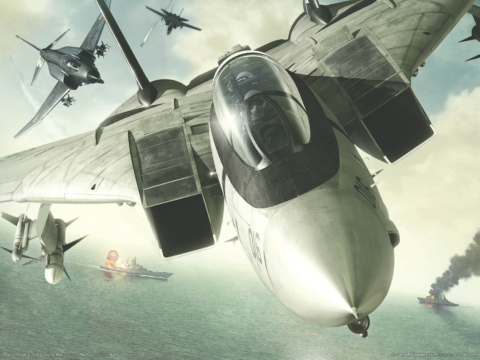 painting, ace, 720P, hd, planes, combat, jet, video games, HD Wallpaper