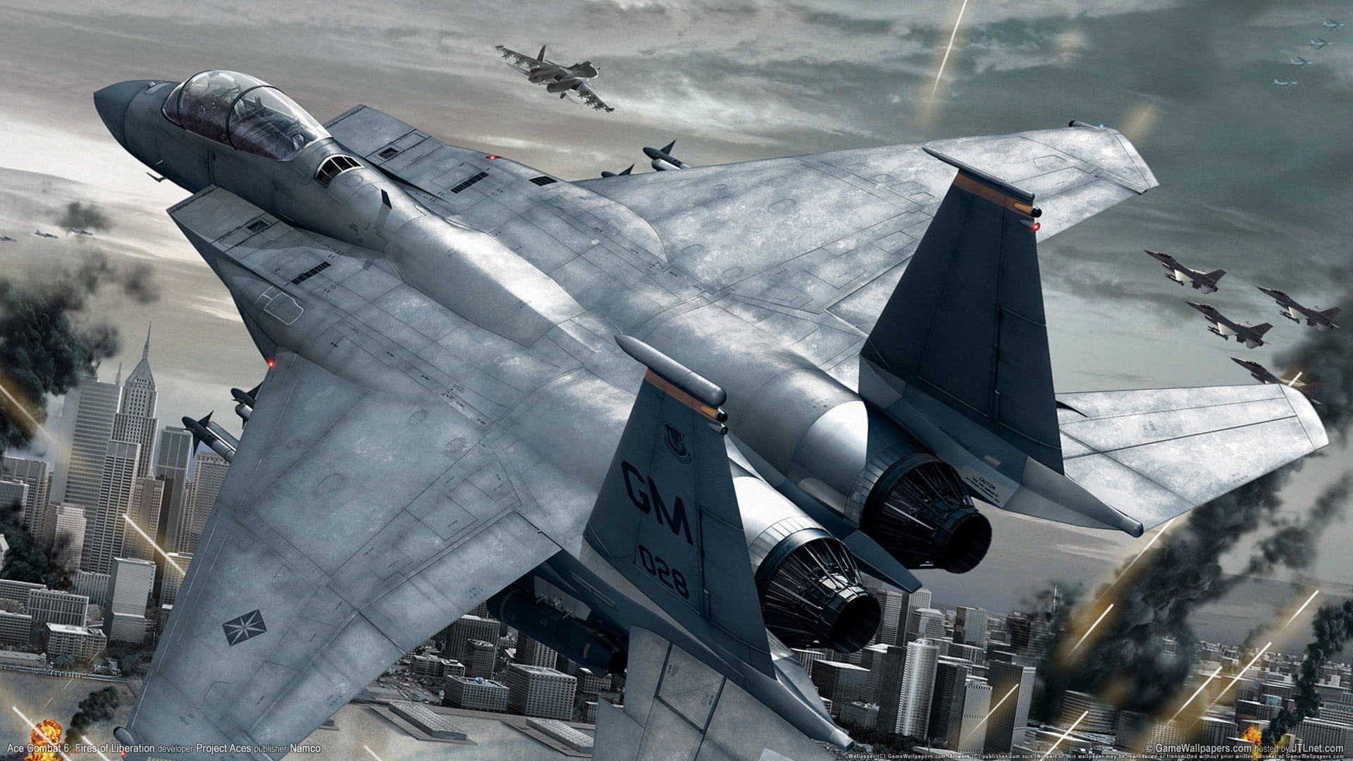 1080P, fires, liberation, ace, combat, HD Wallpaper