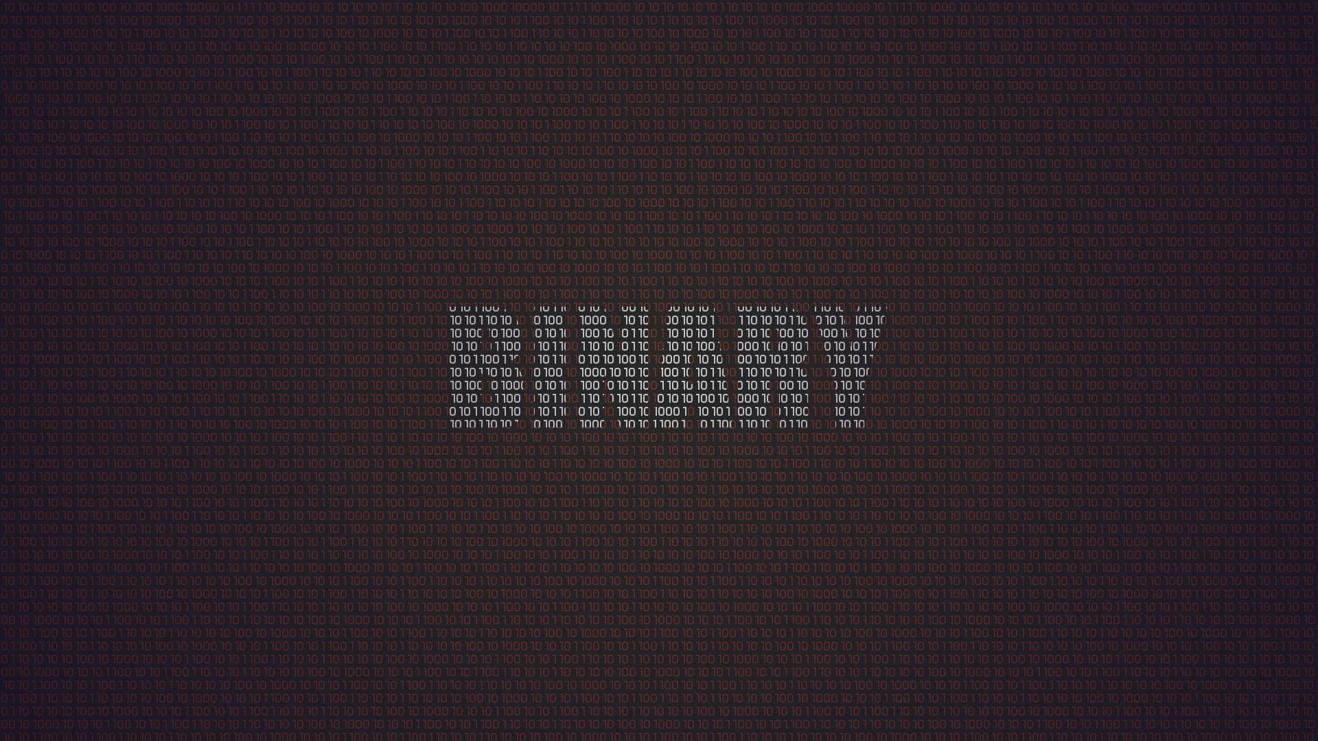 simple background, numbers, 1080P, binary, digital art, text, minimalism, HD Wallpaper