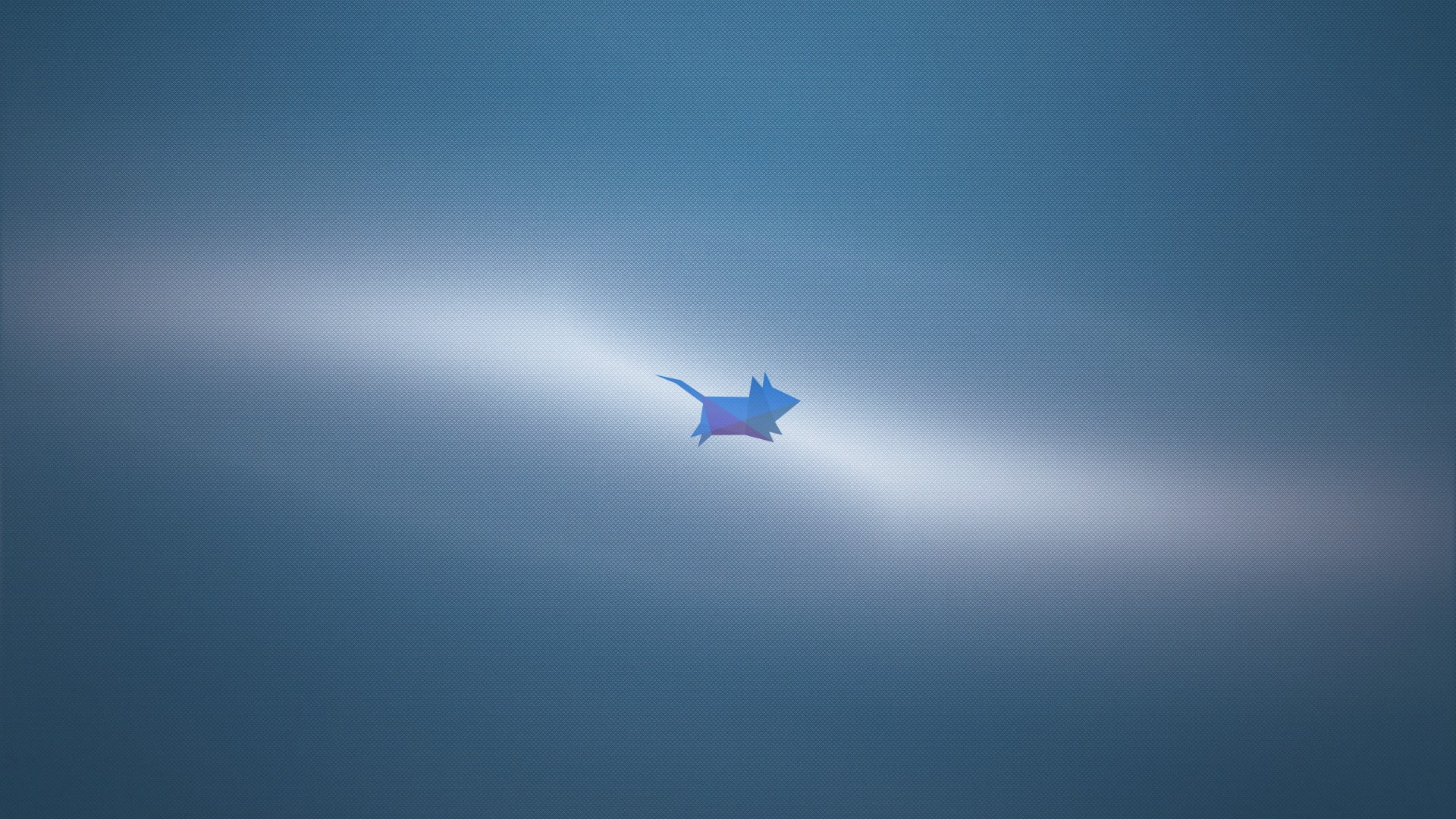 1080P, background, blue, Fox, running, Vortex, Xfce, HD Wallpaper