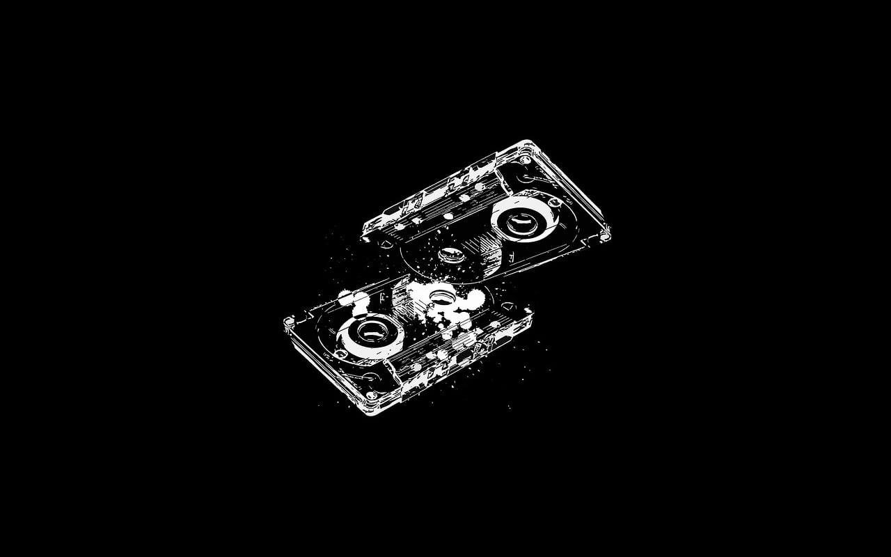 two, music, 720P, clear, hd, glass, cassette, tapes, HD Wallpaper
