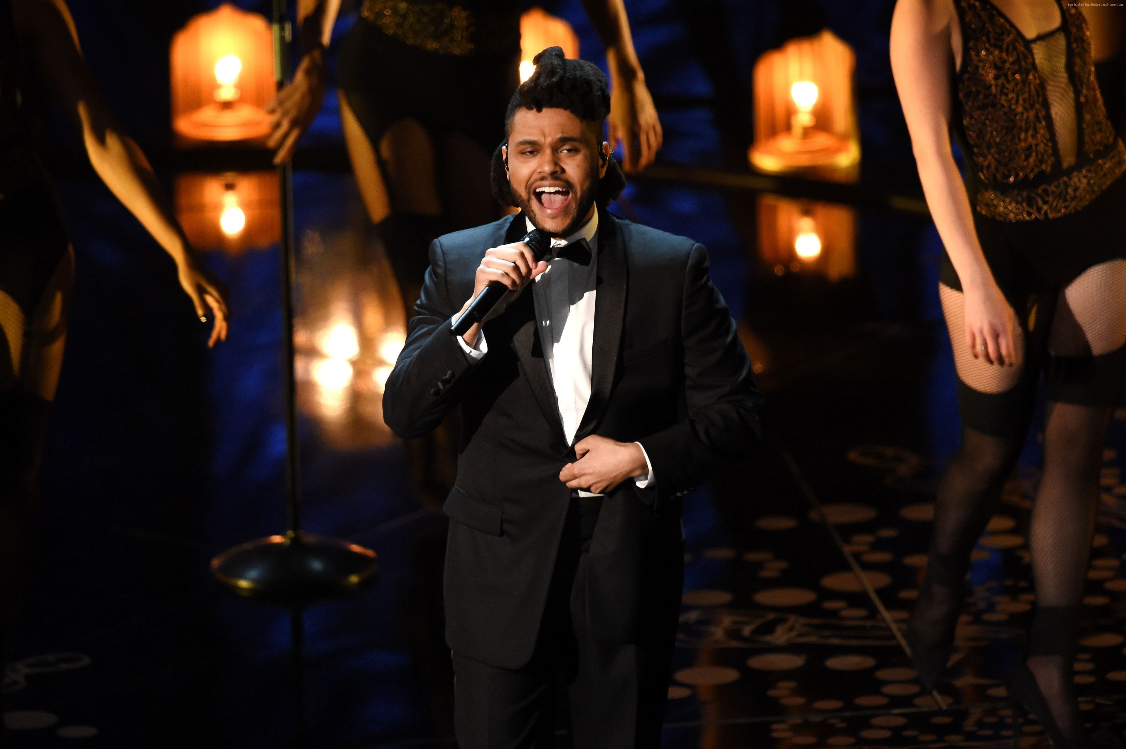 Oscar 2016, The Weeknd, 4K, singer, Oscar, Most popular celebs, HD Wallpaper