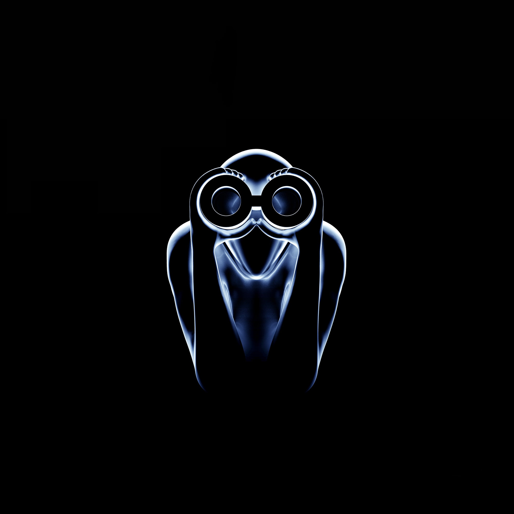 1080P, music, Jean Michel Jarre, digital art, simple background, Equinoxe, electronic music, blue, Phone HD Wallpaper