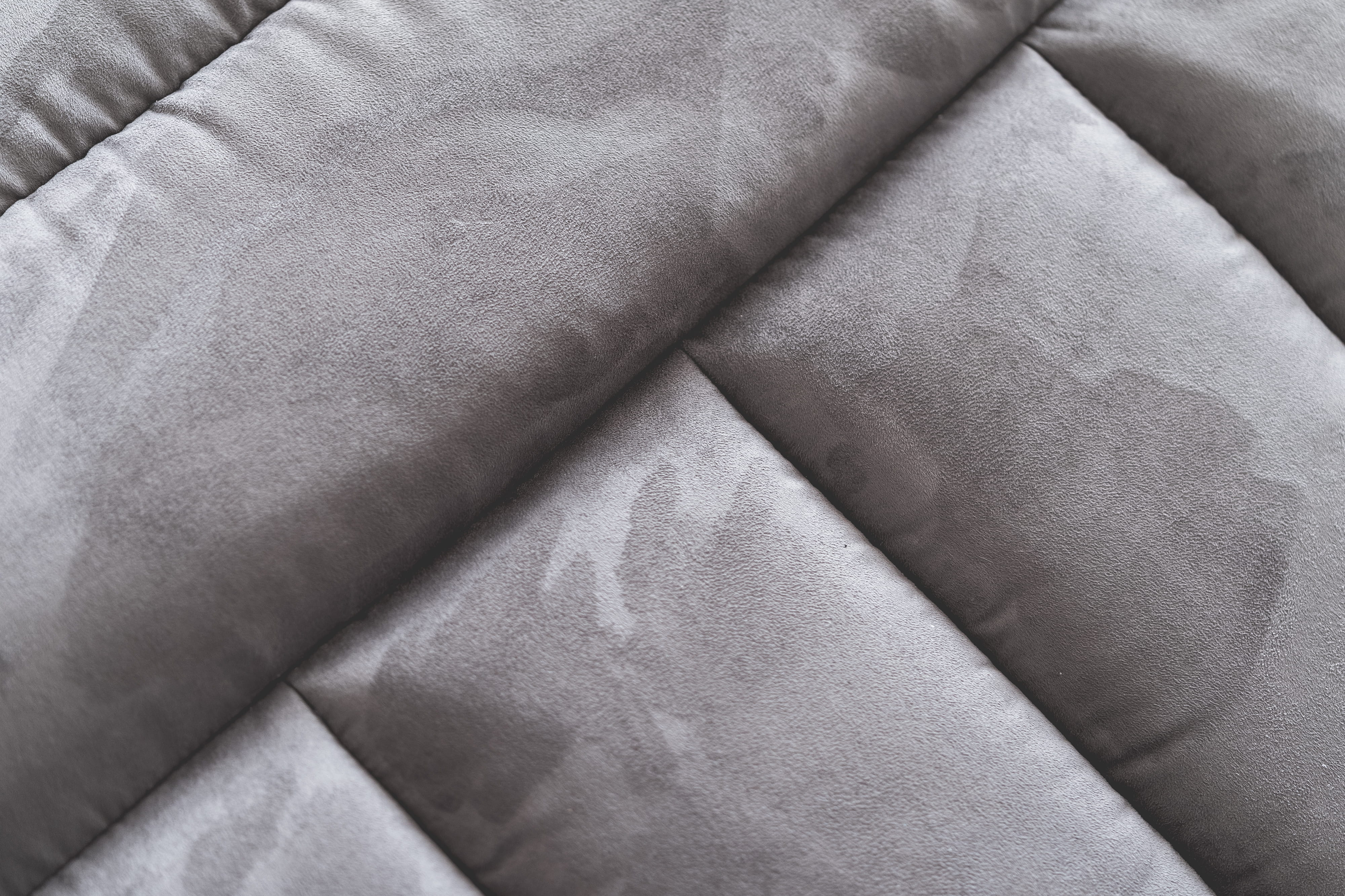 Gray, furniture, bedding, still life, wrinkled, pillow, backgrounds, cushion, bed, luxury, close, cloth, close-up, no People, crumpled, sheet, seat, 4K, HD Wallpaper