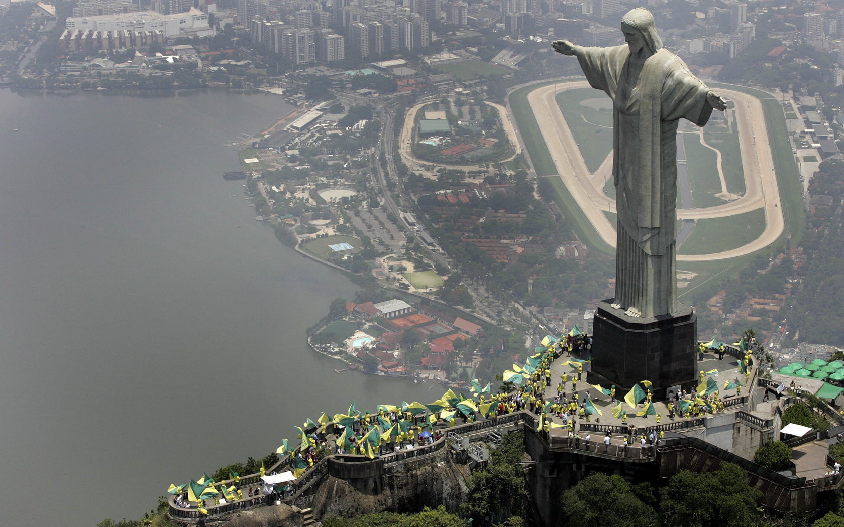 rio, cityscapes, brasil, jesus, 720P, christ, architecture, janeiro, statue, HD Wallpaper