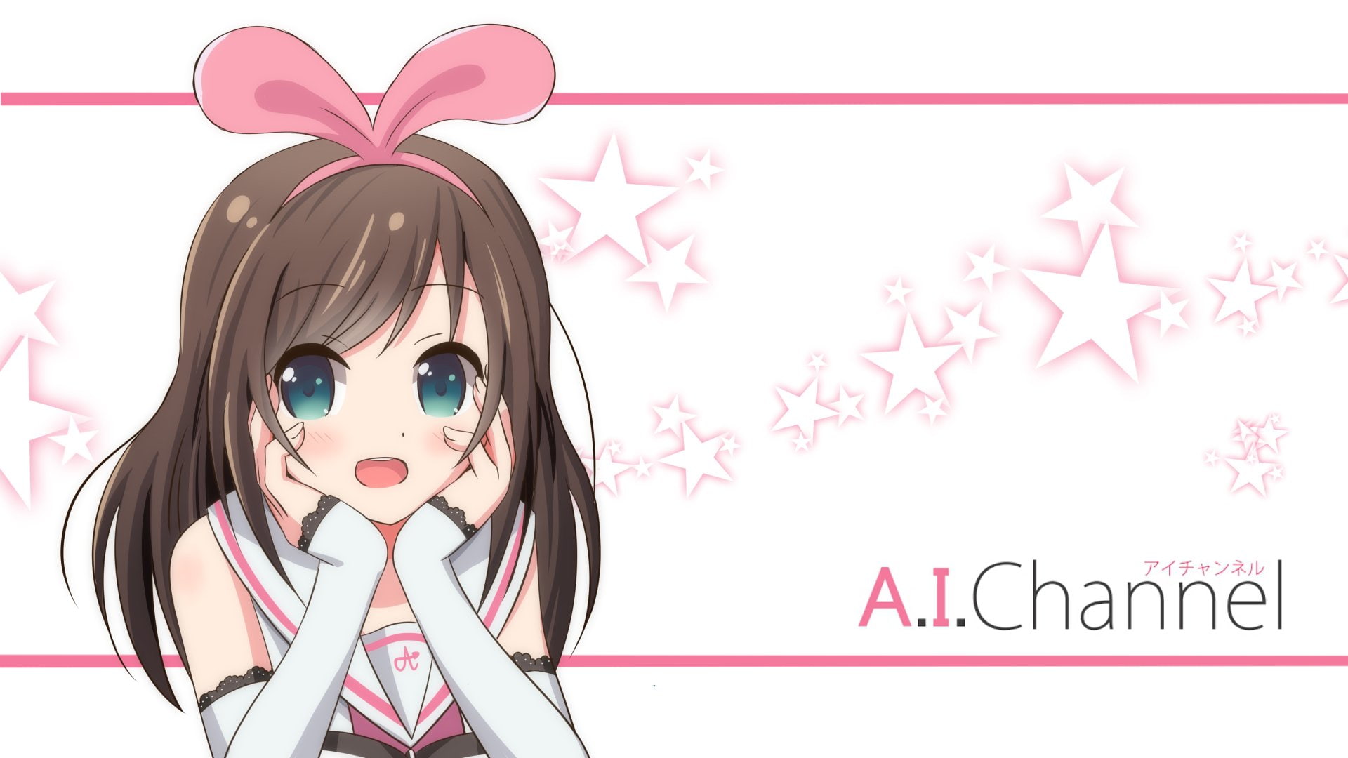 1080P, AI Channel, Kizuna AI, Anime, HD Wallpaper
