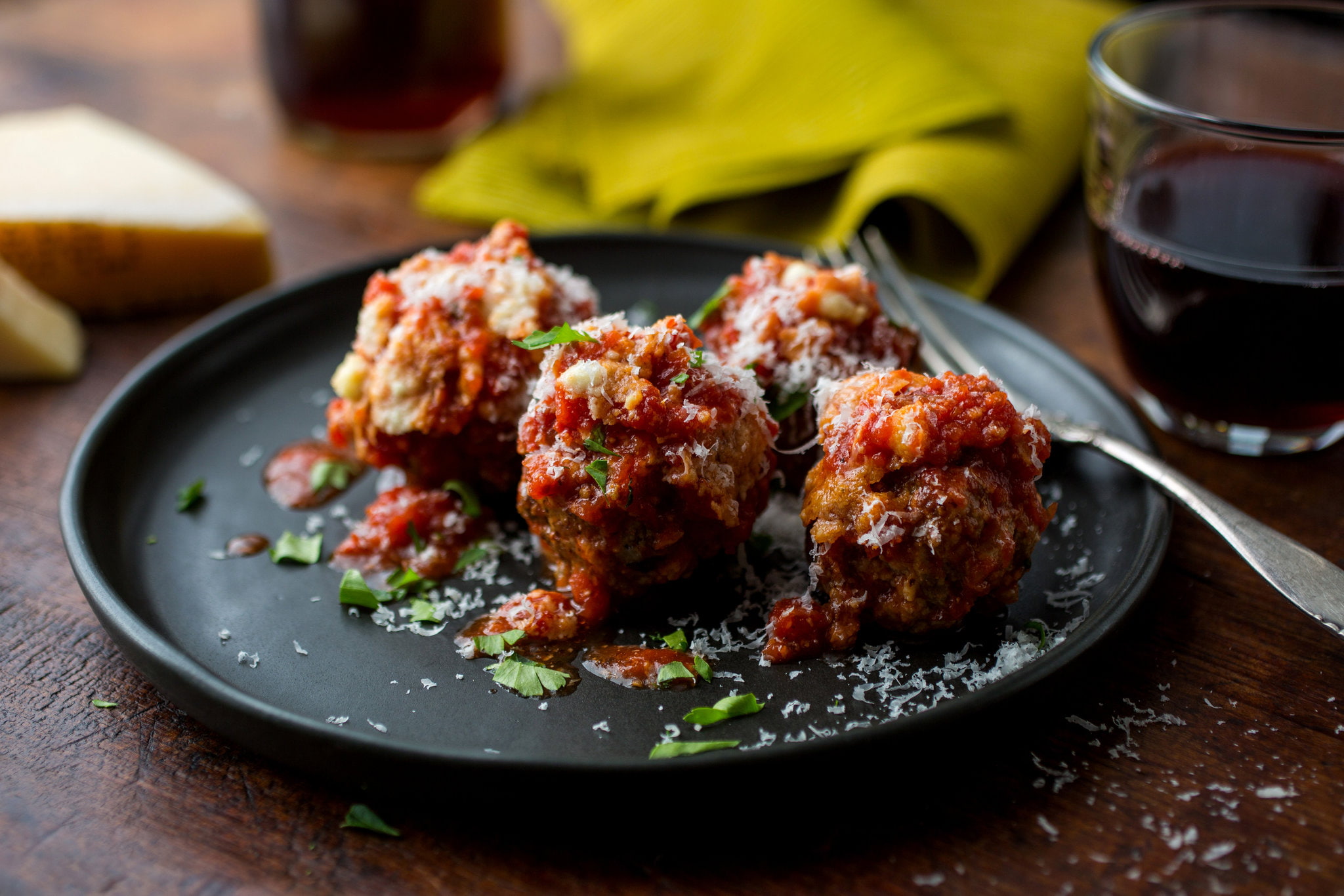 savory sauce, indoors, glass, ready-to-eat, still life, healthy eating, meatballs, refreshment, chicken meat, focus on foreground, meal, no people, vegetable, HD Wallpaper