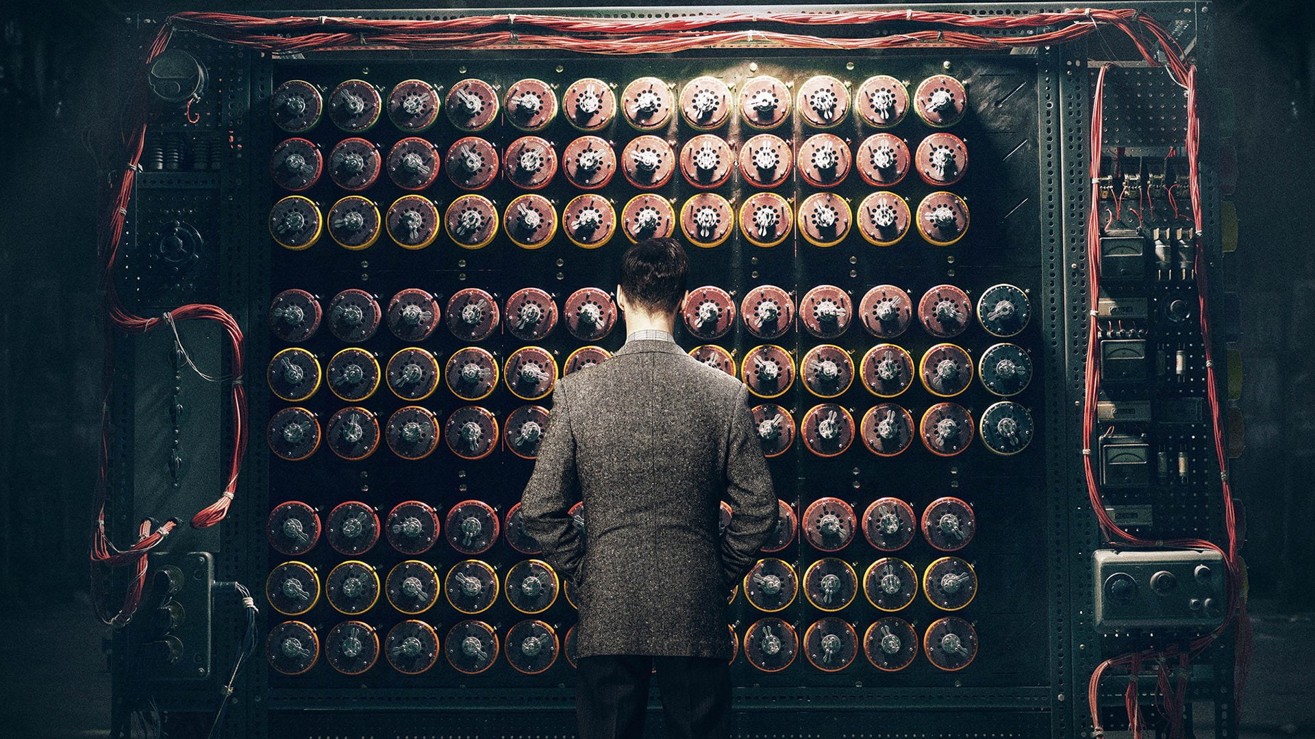 adult, three quarter length, The Imitation Game, abundance, large group of objects, technology, rear view, history, factory, 1080P, in a row, retail, standing, HD Wallpaper