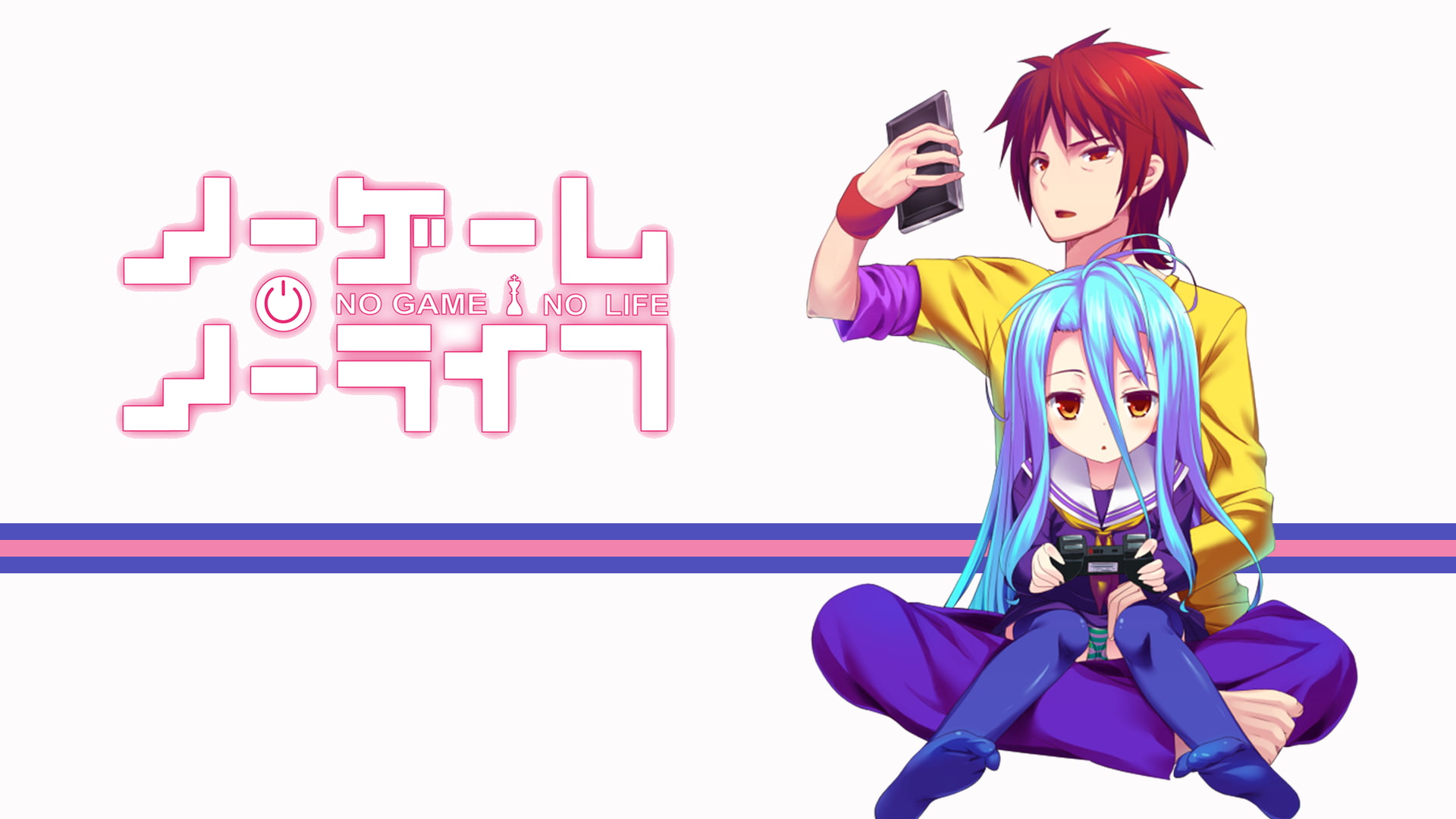 1080P, No Game No Life, Sora (No Game No Life), Shiro (No Game No Life), HD Wallpaper