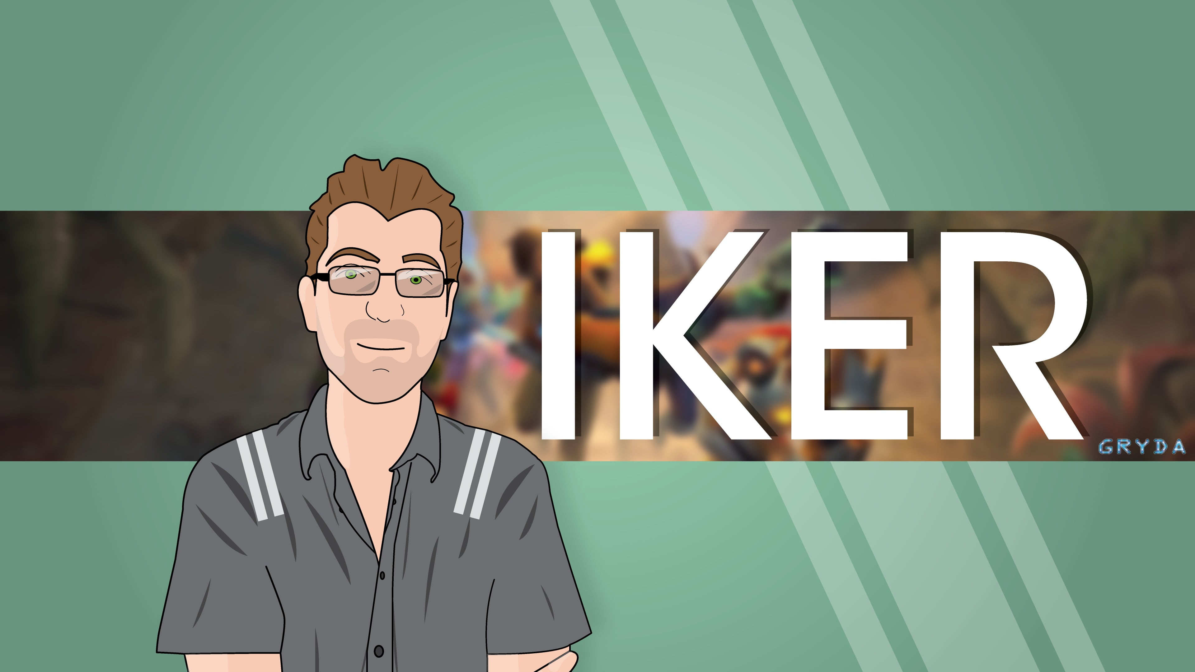smiling, looking at camera, standing, headshot, vector graphics, green, Paladin, 4K, Adobe Illustrator, adult, creativity, business person, occupation, HD Wallpaper