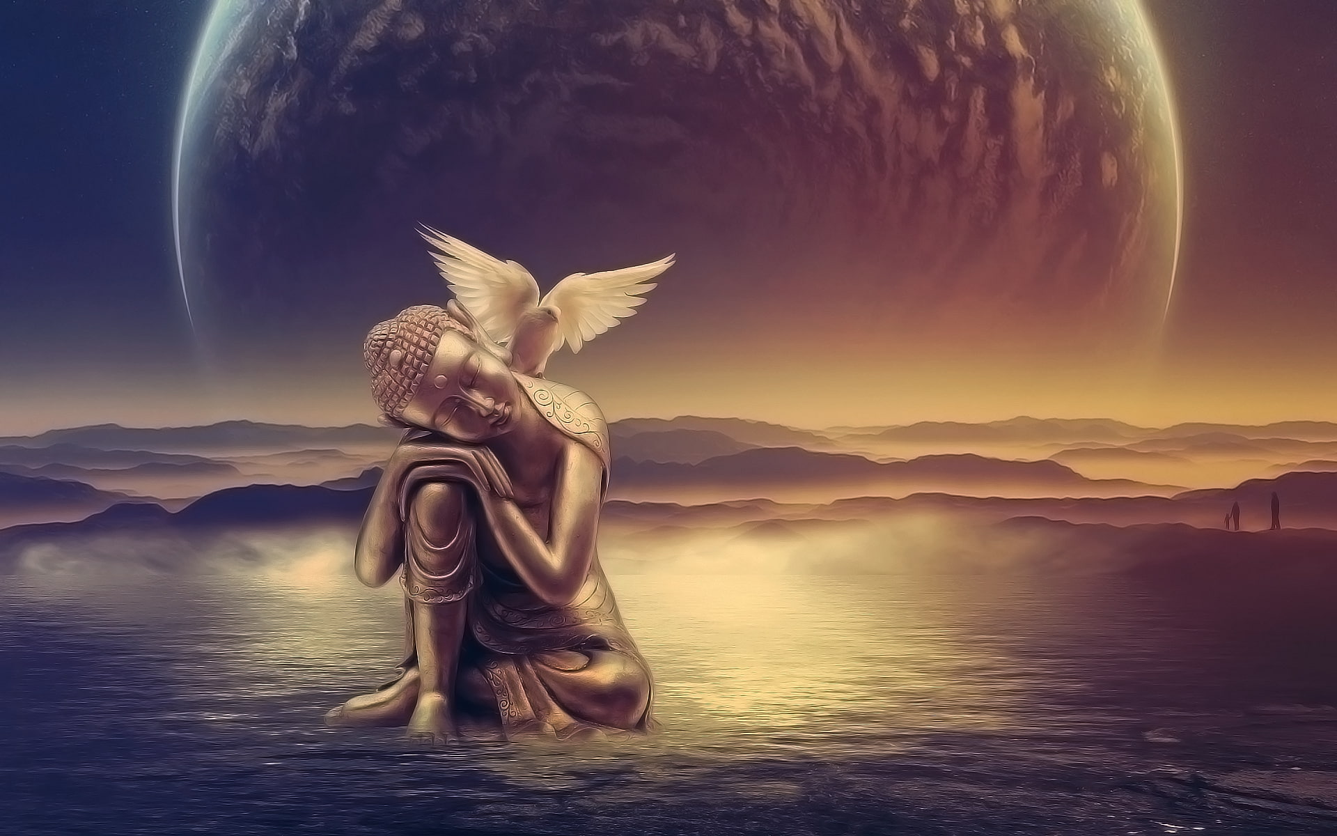 graphics, mind, creative and graphics, peace, creative, 1080P, hd, HD Wallpaper