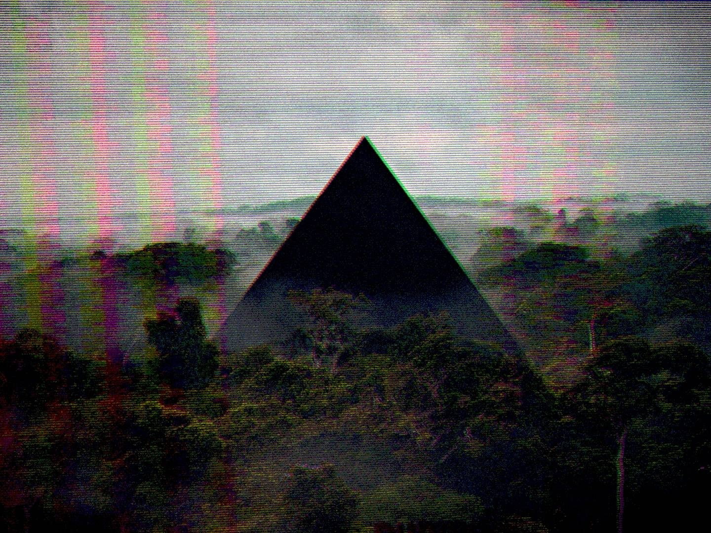 day, geometric shape, tree, sky, design, art and craft, plant, outdoors, triangle shape, pyramid, beauty in nature, built structure, architecture, pyramid shape, HD Wallpaper