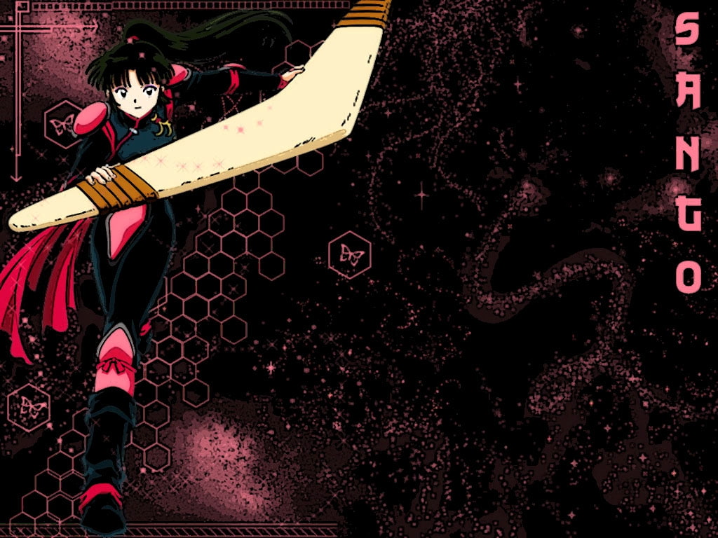 art, Demon, anime, hd, Inuyasha, 480P, slayer, sango, HD Wallpaper