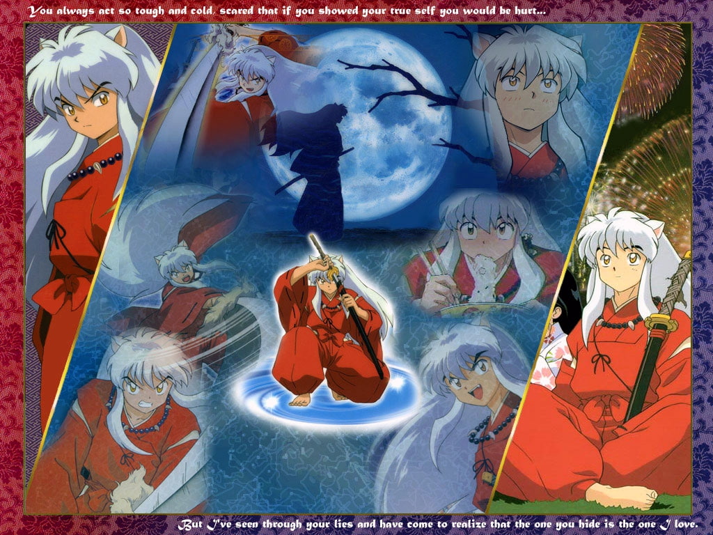 anime, x, art, Inuyasha, hd, 480P, HD Wallpaper