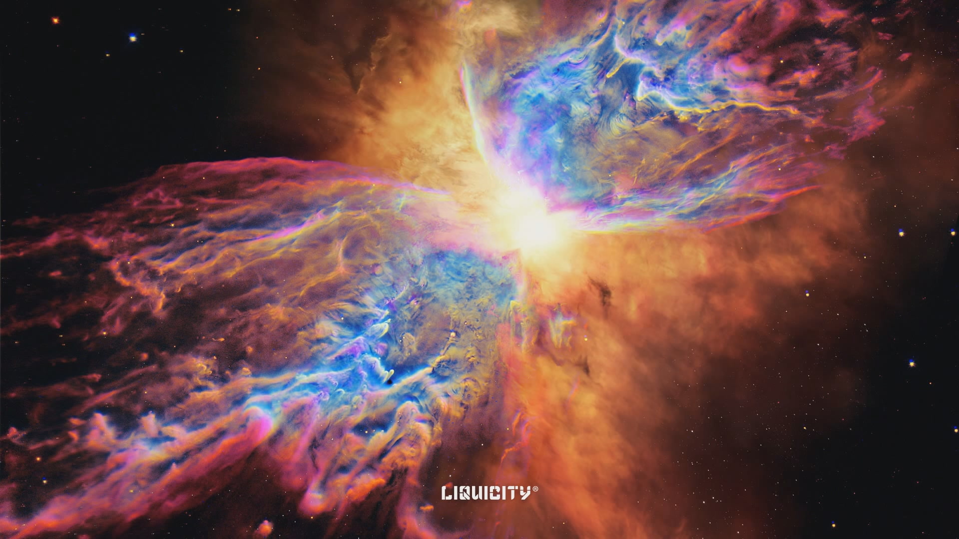 cloud - sky, no people, pollution, 1080P, motion, rainbow, close-up, sky, outdoors, multi colored, Liquicity, space, nature, night, star - space, beauty in nature, HD Wallpaper