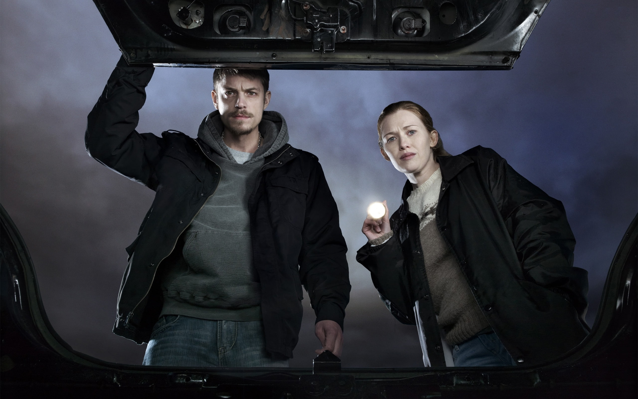 amc, the killing, flashlight, 2K, holder, series, linden, truck, HD Wallpaper