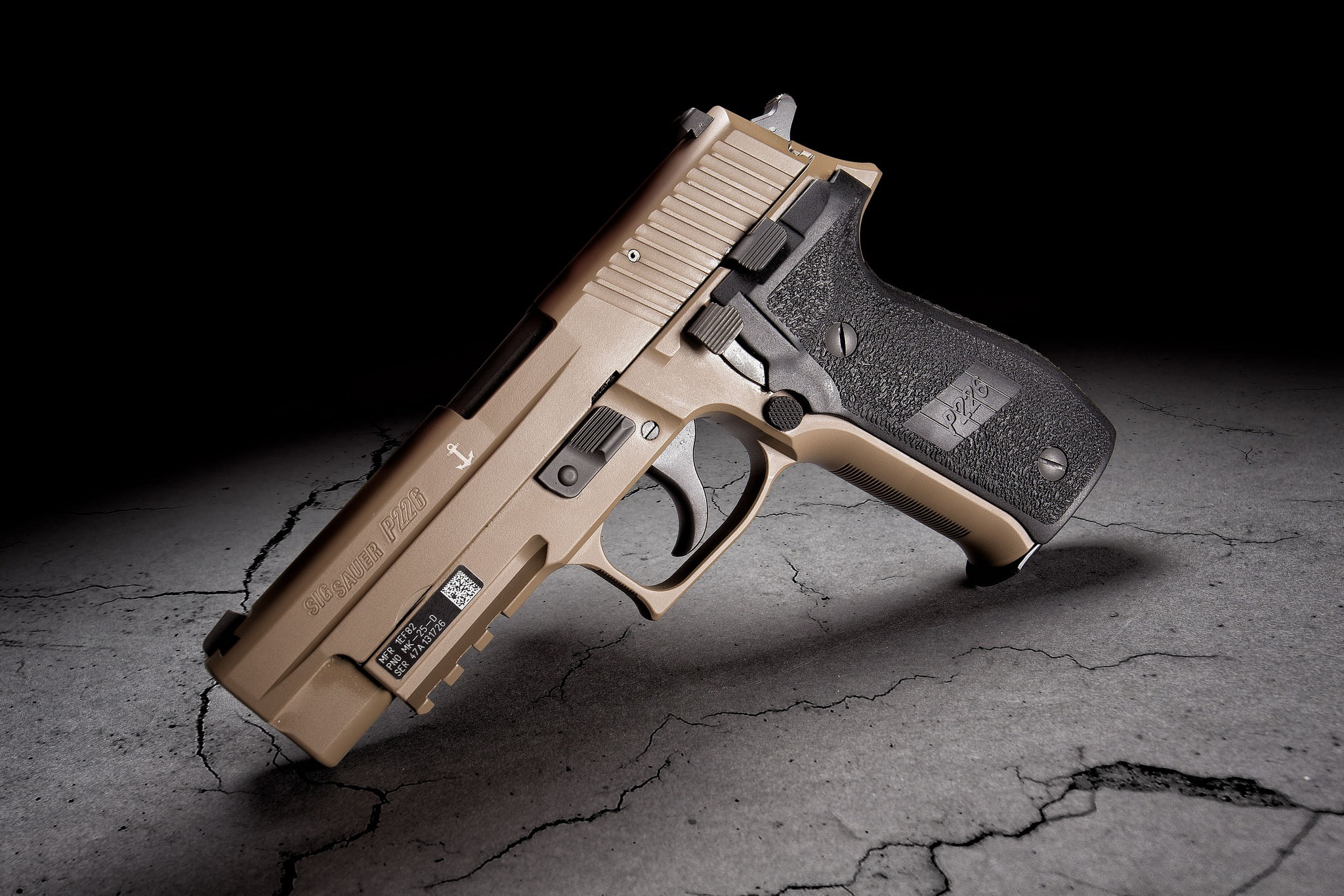 Sig Sauer, 1080P, P226, background, gun, Mk25, HD Wallpaper