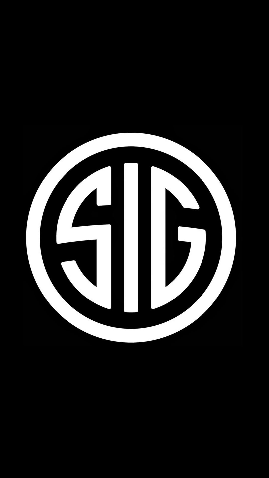 1080P, logo, SIG Sauer, Phone HD Wallpaper
