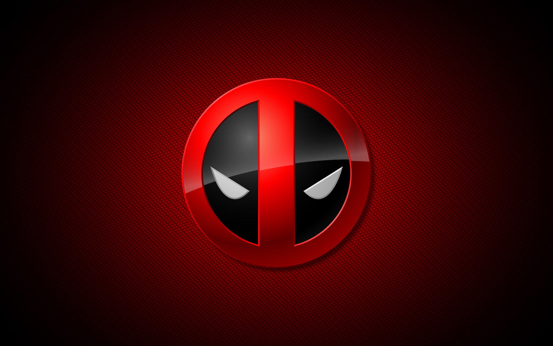 deadpool, cartoon/comic, 1080P, hd, red, HD Wallpaper