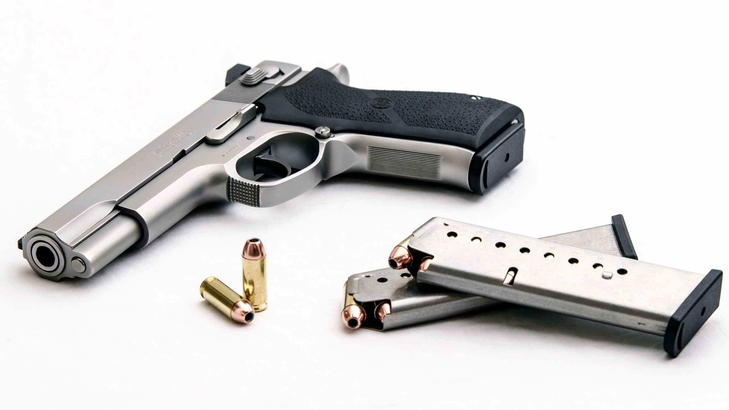 Smith and Wesson Model 1006, 2K, Smith and Wesson, gun, pistol, HD Wallpaper