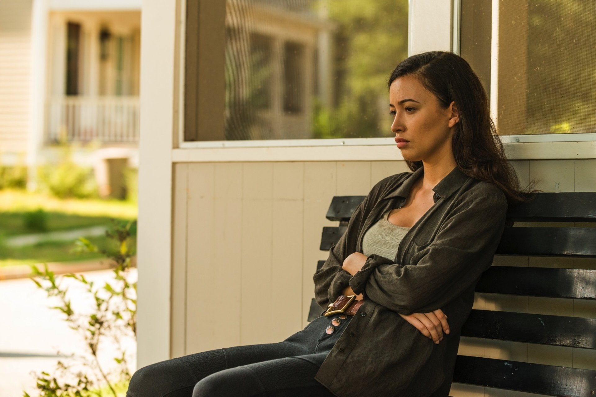 Christian Serratos, Rosita Espinosa, TV Show, The Walking Dead, 1080P, HD Wallpaper