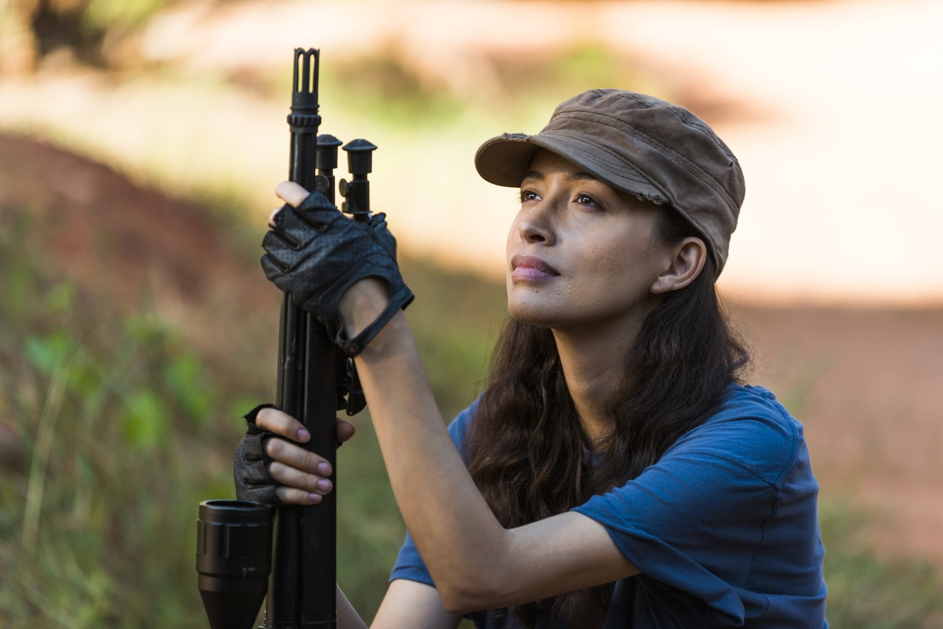 Rosita Espinosa, TV Show, The Walking Dead, Christian Serratos, 1080P, HD Wallpaper