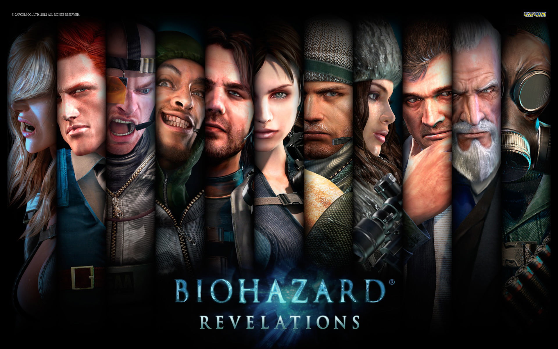 night, group, Jill Valentine, men, people, headshot, architecture, Clive R. OBrian, revelations, women, clothing, Capcom, Keith Lumley, females, jacket, HD Wallpaper