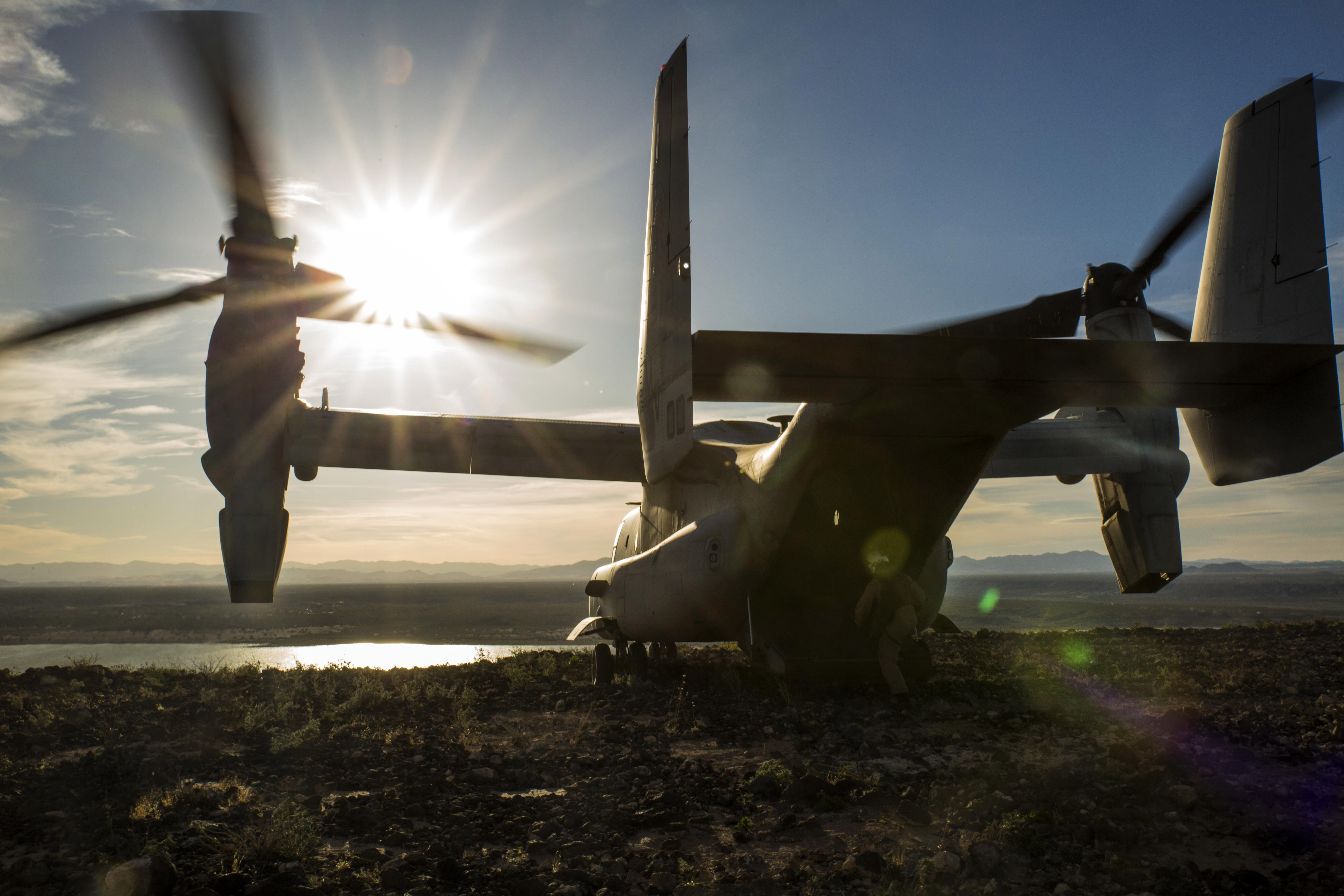 5K, airplane, MV-22B Osprey, photos, VMX-22, day, nature, Marine Operational Test and Evaluation Squadron 22, new, flying, mexico, United States, air Vehicle, HD Wallpaper